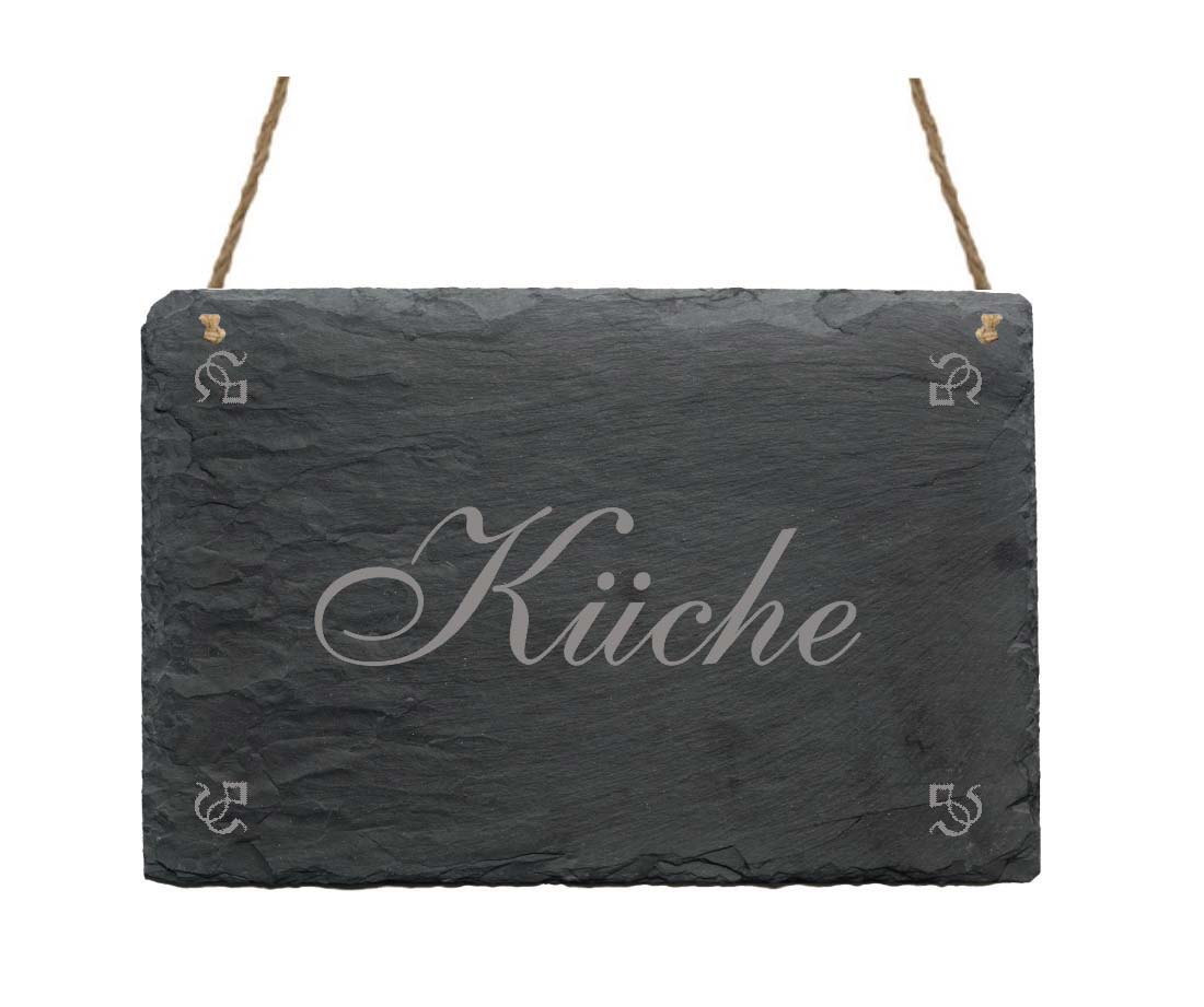 Schiefertafel « Küche »