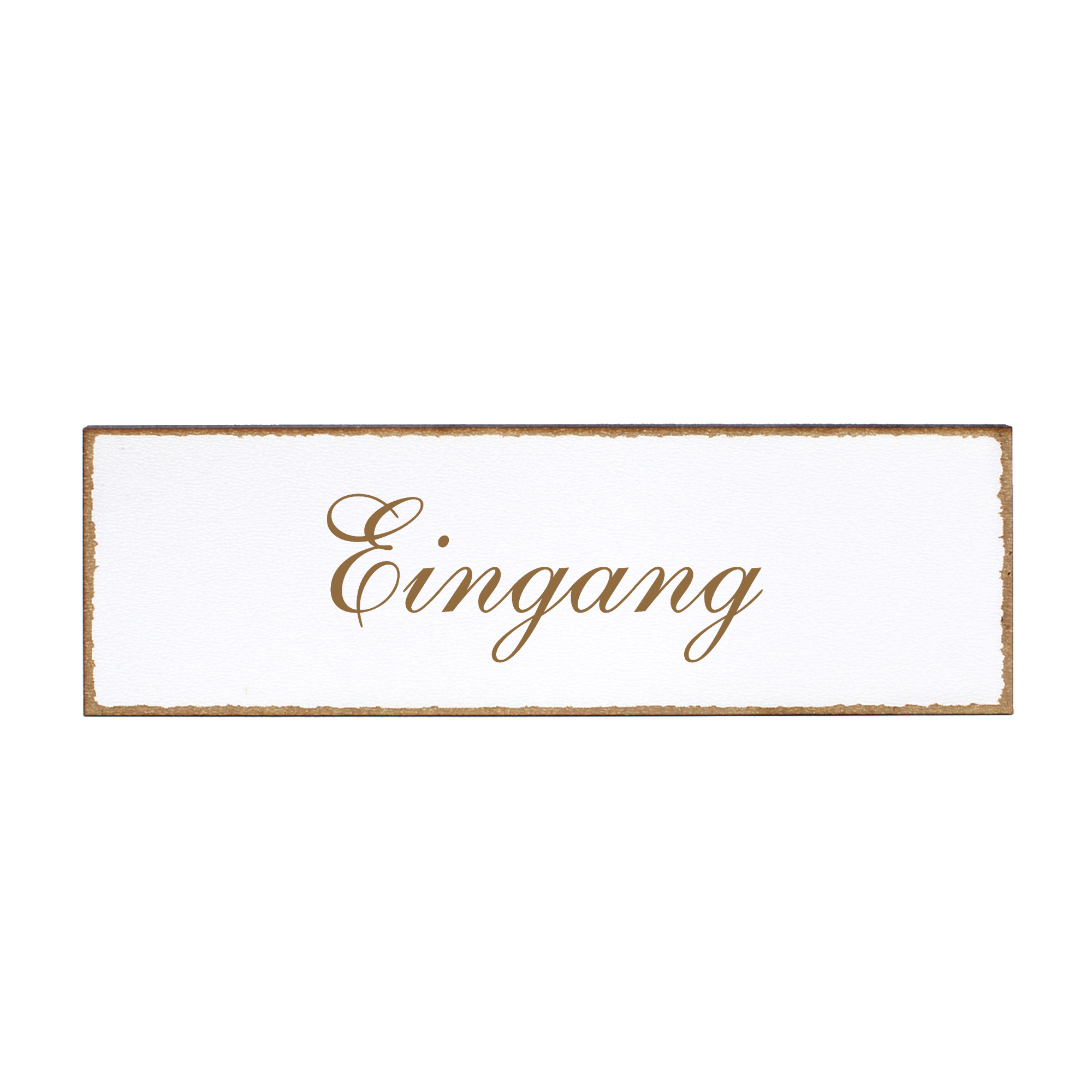 Deko Türschild - Eingang - Schild 150 x 50 mm - Schilder Türschilder