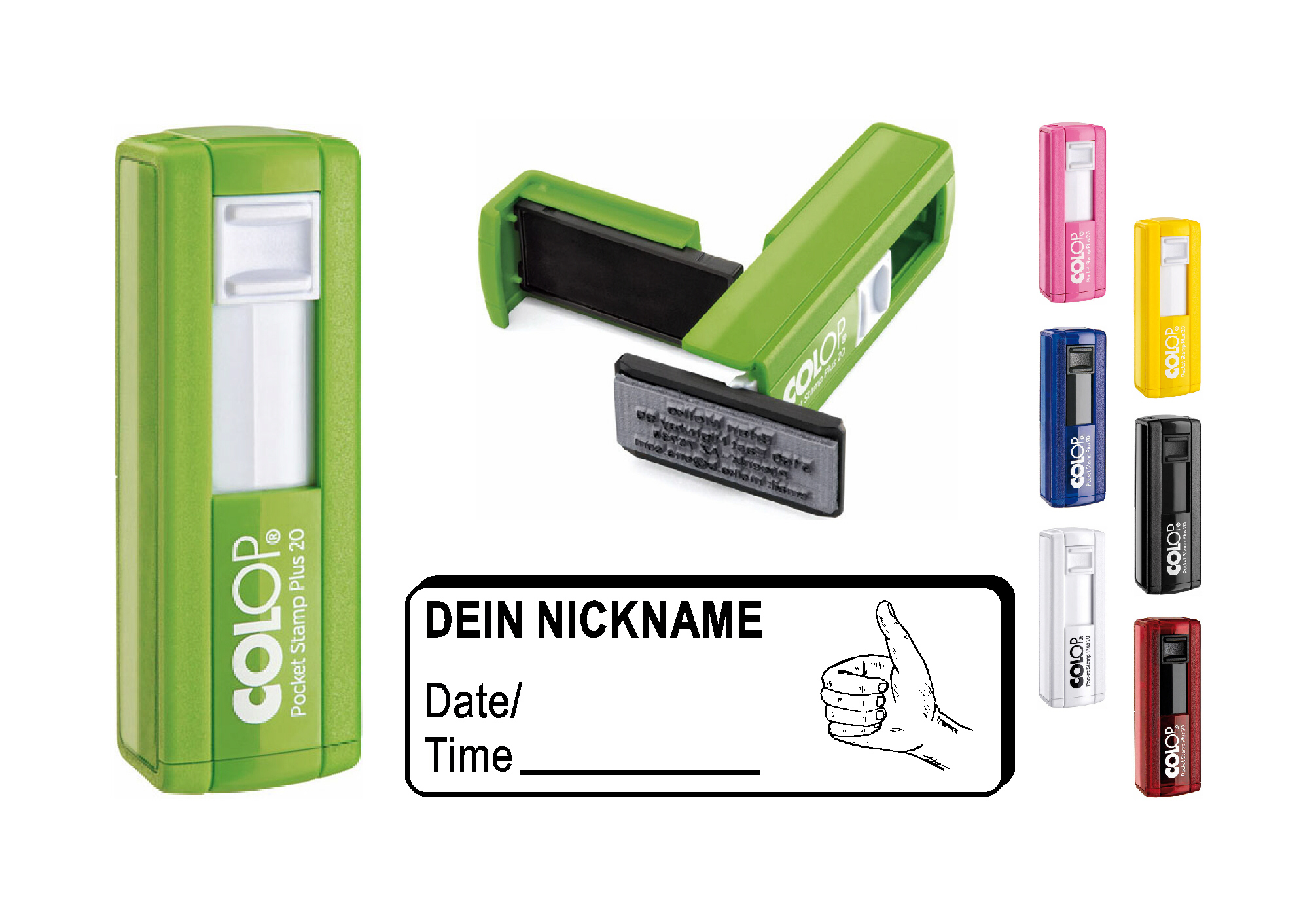 Geocachingstempel « Daumen »