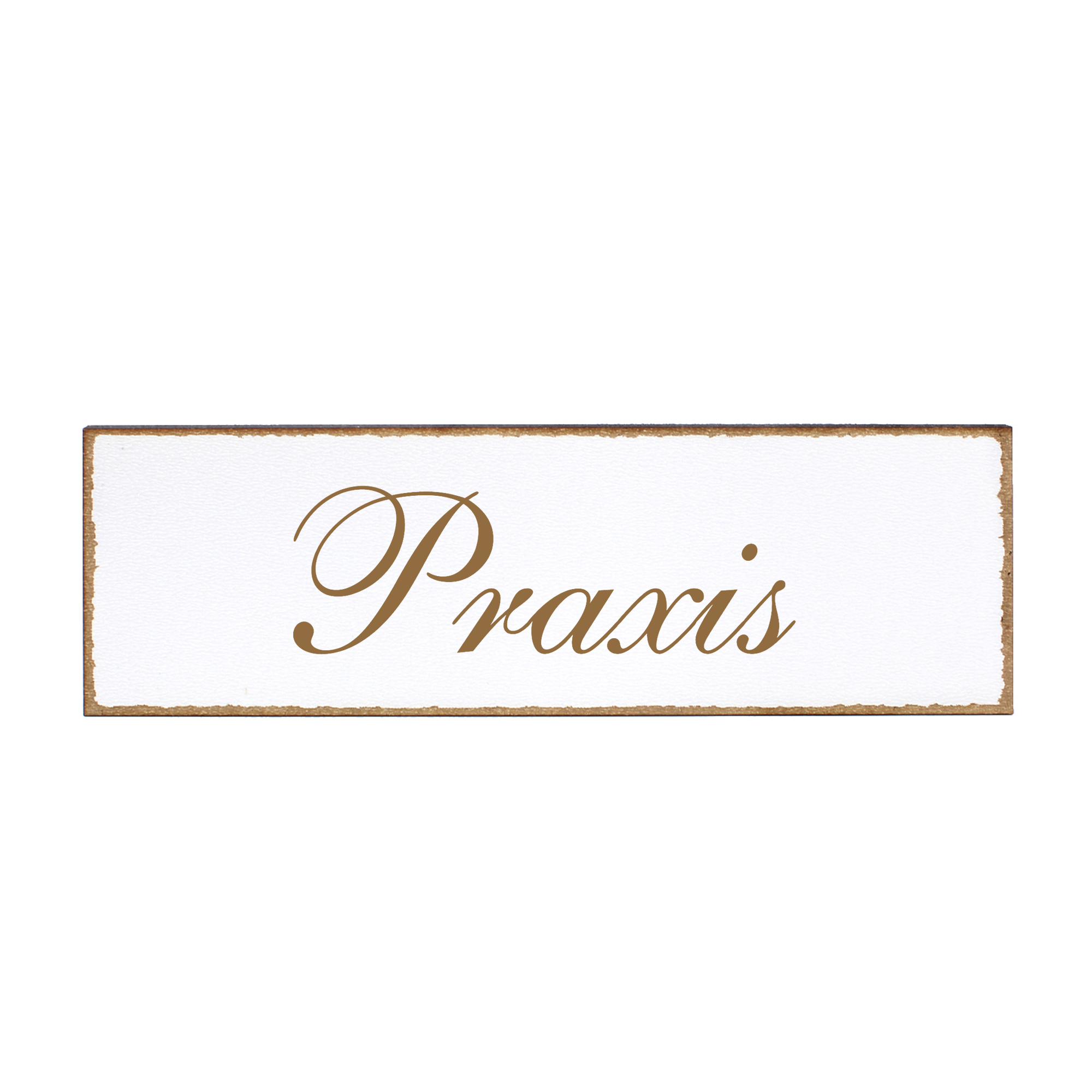 Deko Türschild - Praxis - Schild 150 x 50 mm - Schilder Türschilder