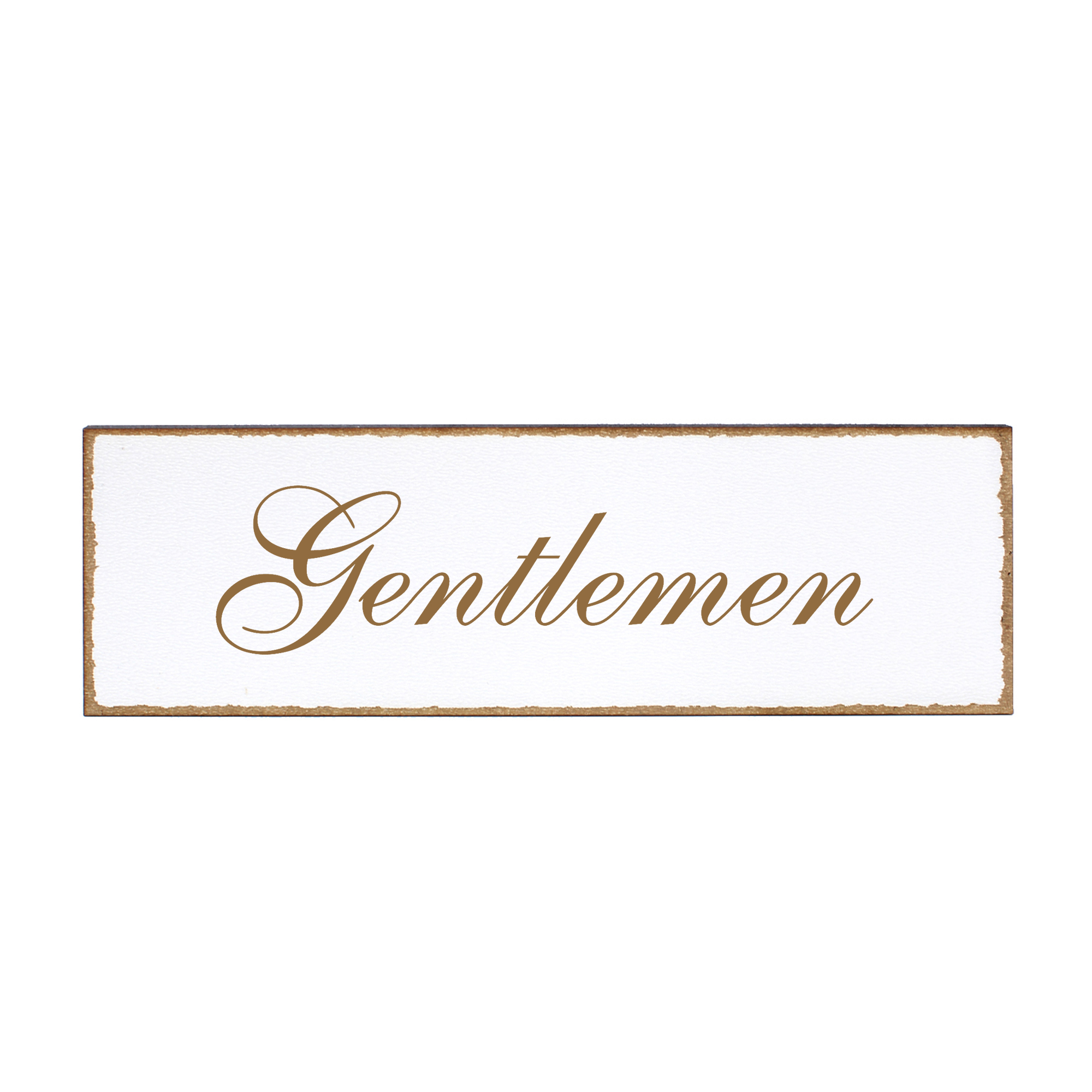 Deko Türschild - Gentlemen - Schild 150 x 50 mm - Schilder Türschilder