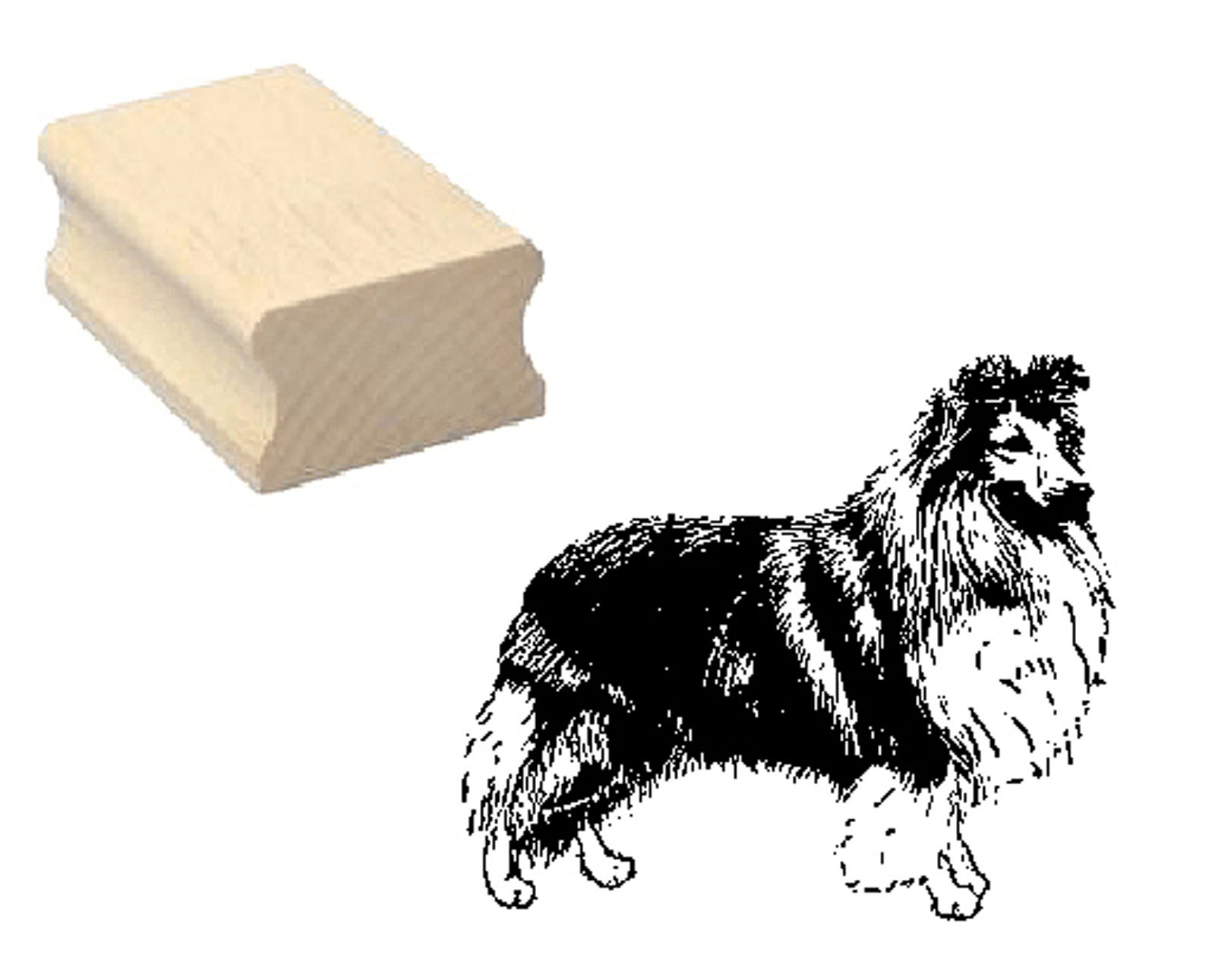 Motivstempel « SHETLAND SHEEPDOG » Hund