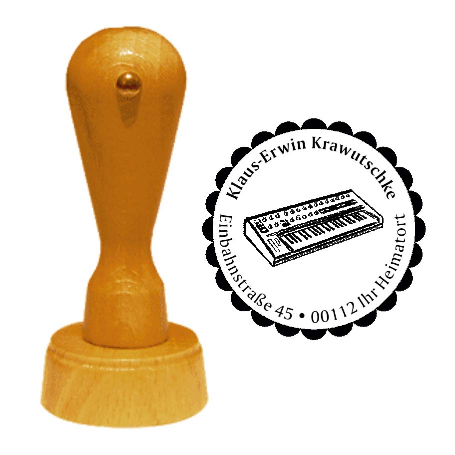 Adressenstempel « KEYBOARD »