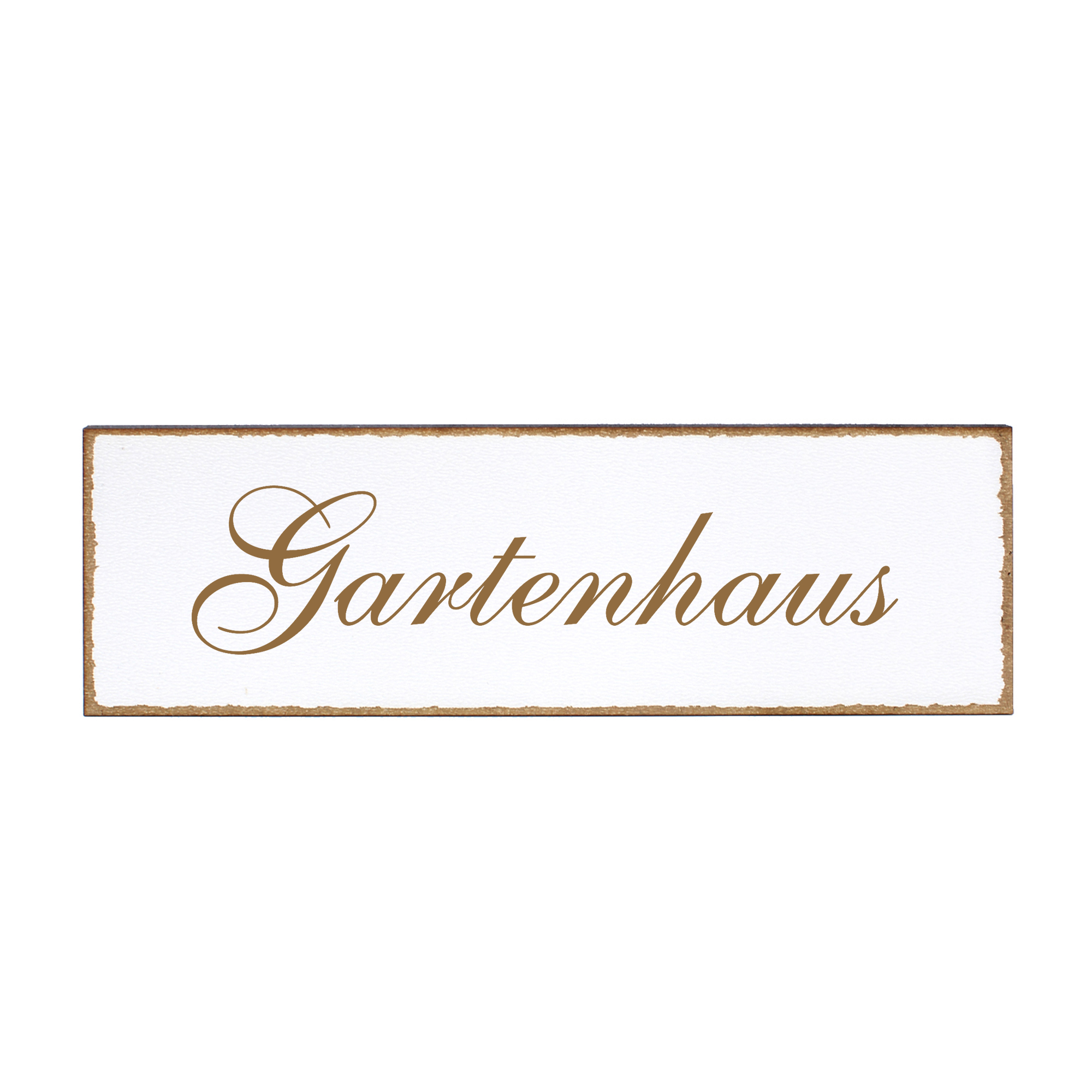 Deko Türschild - Gartenhaus - Schild 150 x 50 mm - Schilder Türschilder