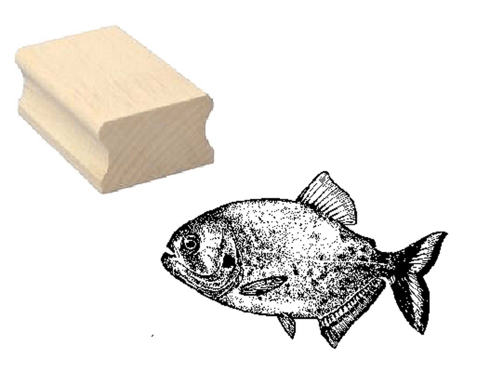 Motivstempel « Piranha »