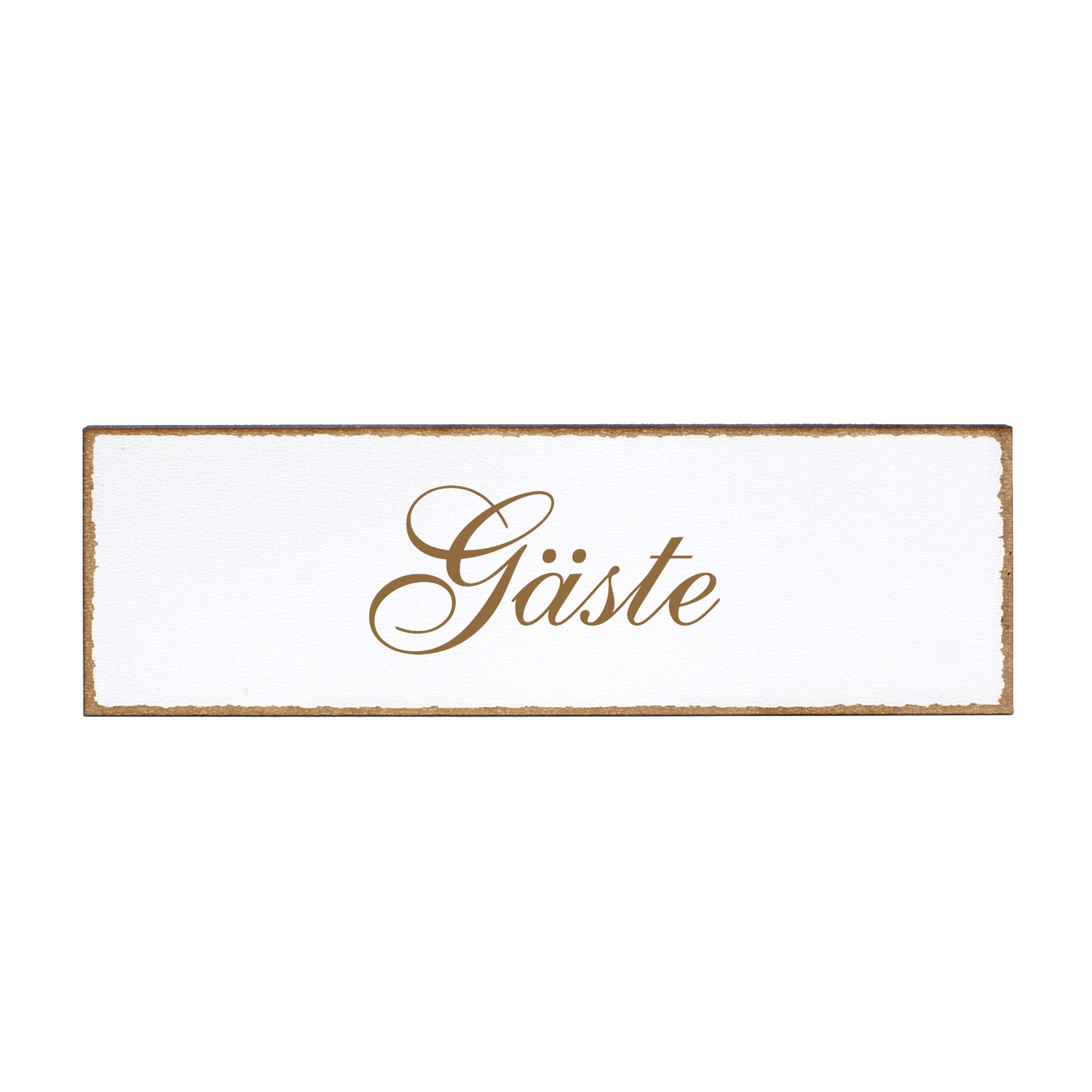 Deko Türschild - Gäste - Schild 150 x 50 mm - Schilder Türschilder