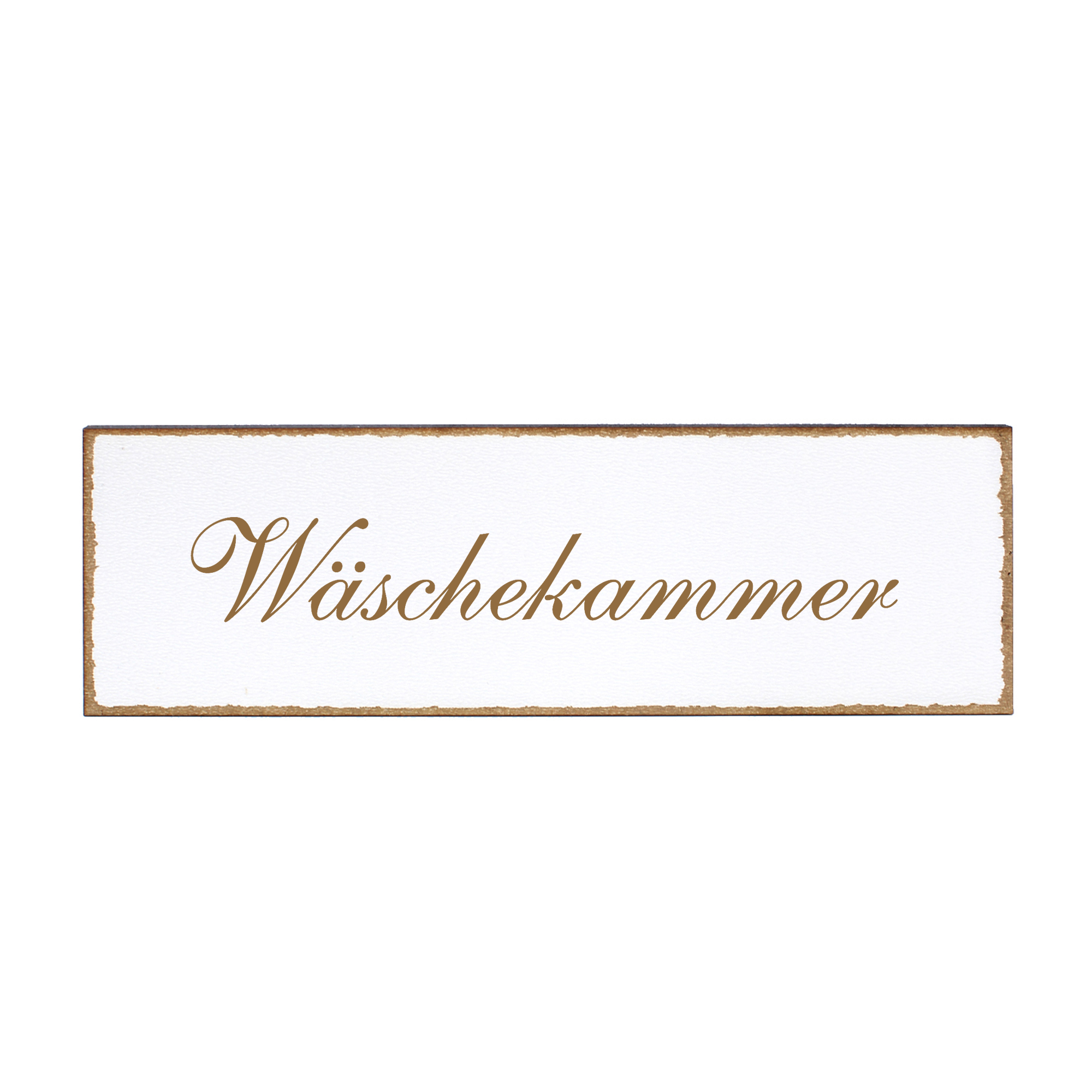Deko Türschild - Wäschekammer - Schild 150 x 50 mm - Schilder Türschilder