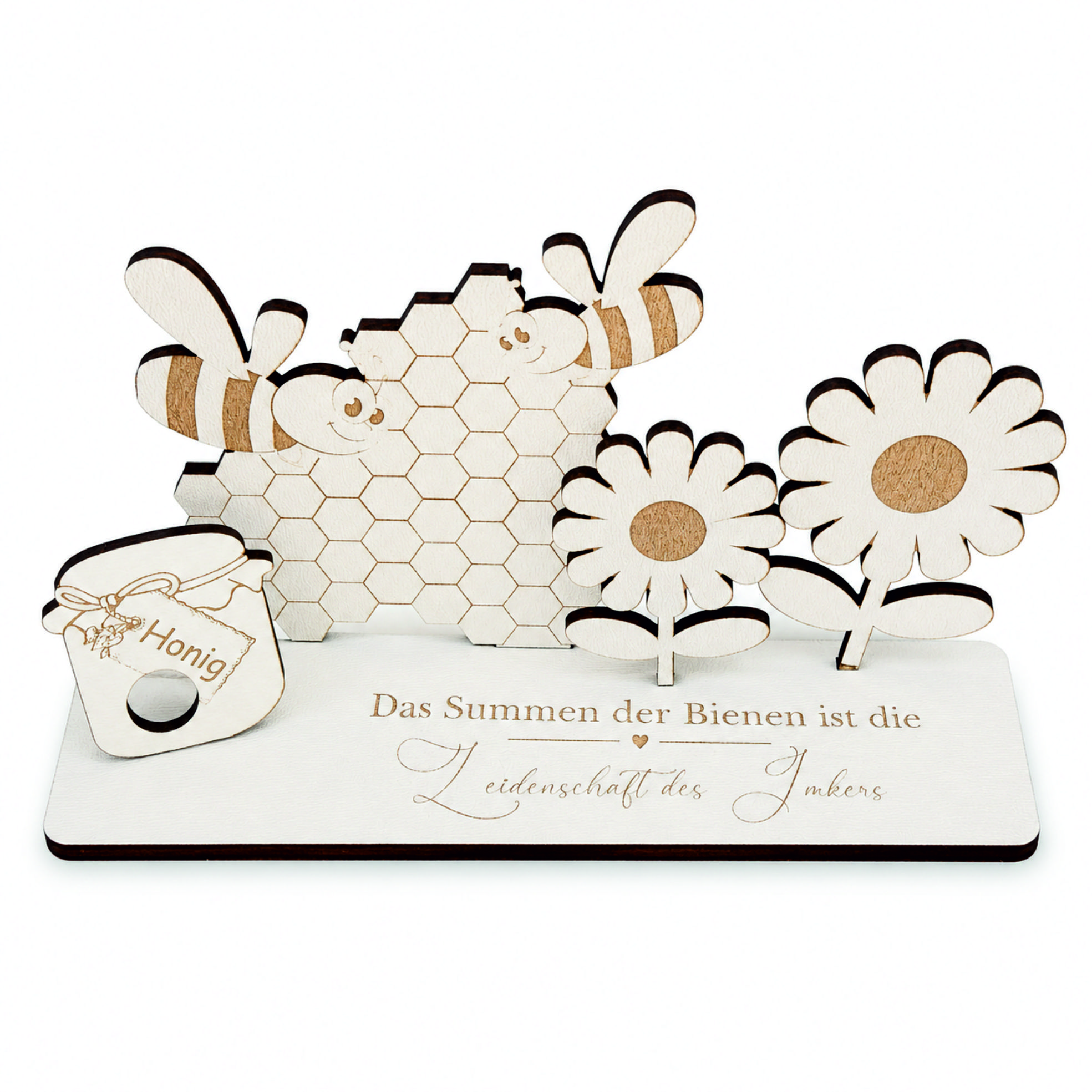 Imker Geldgeschenk Bienen Honigwabe – Geschenk für Imker & Bienenfreunde 15 x 7 cm