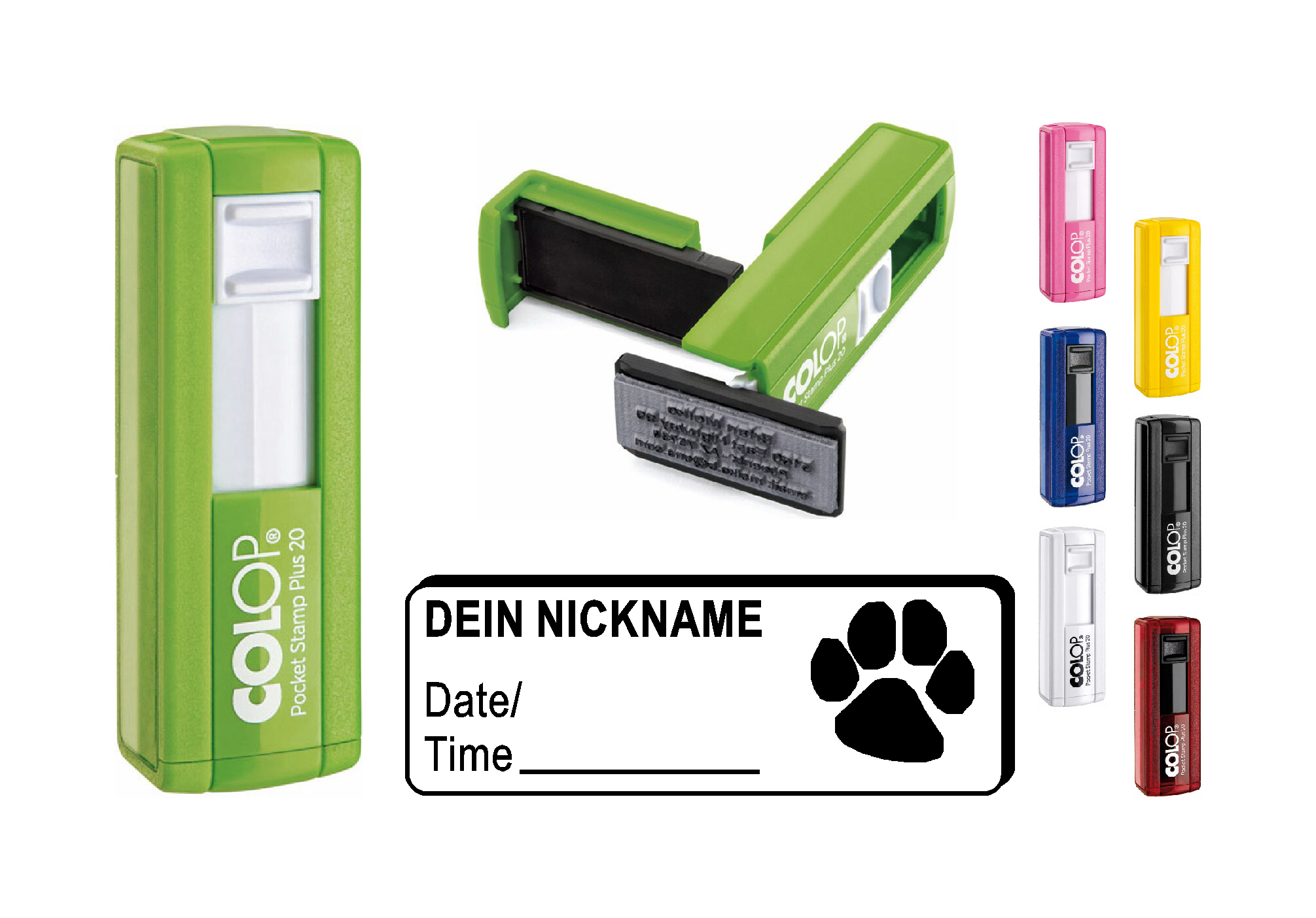Geocachingstempel « Tatze »