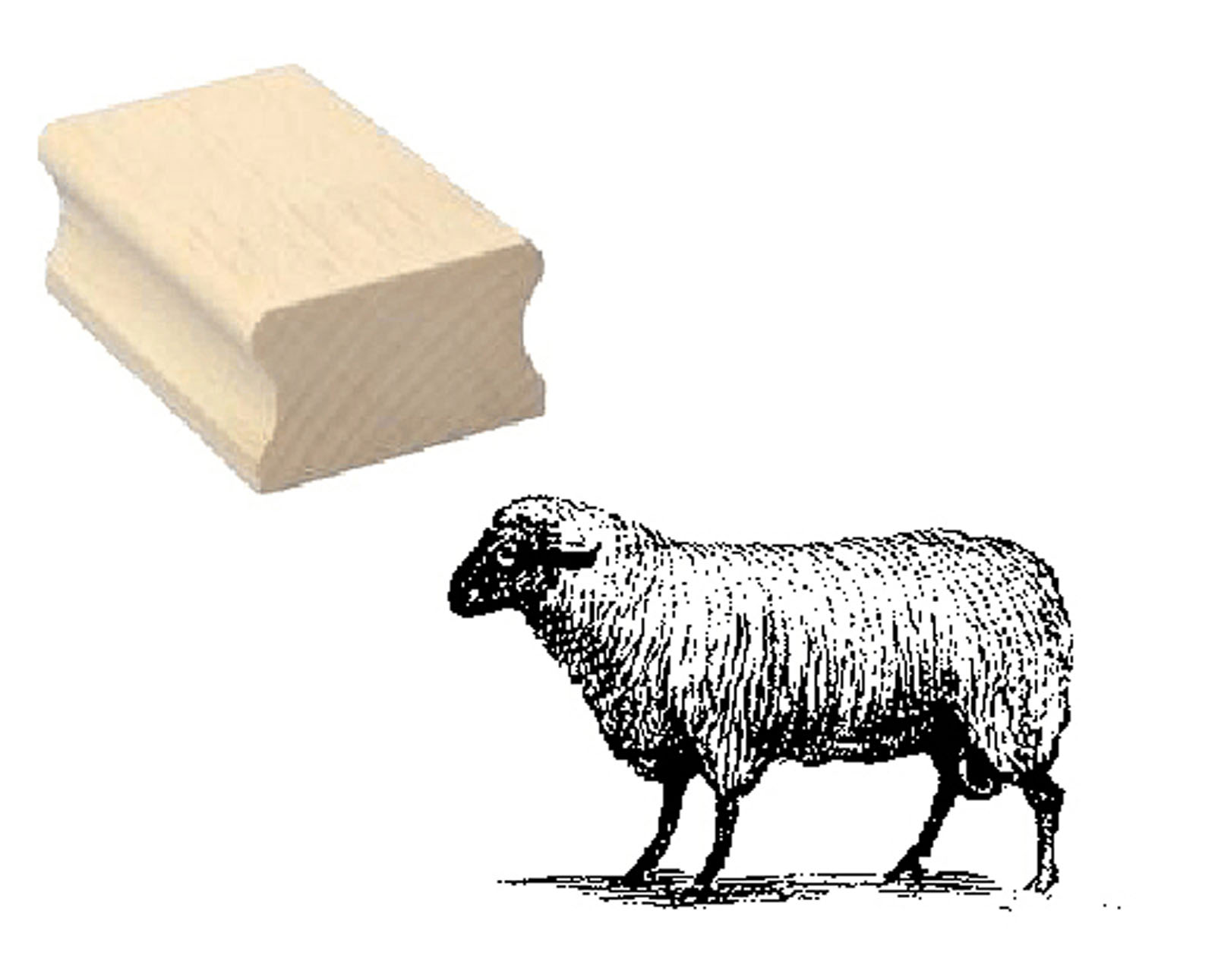 Motivstempel « Schaf 02 »