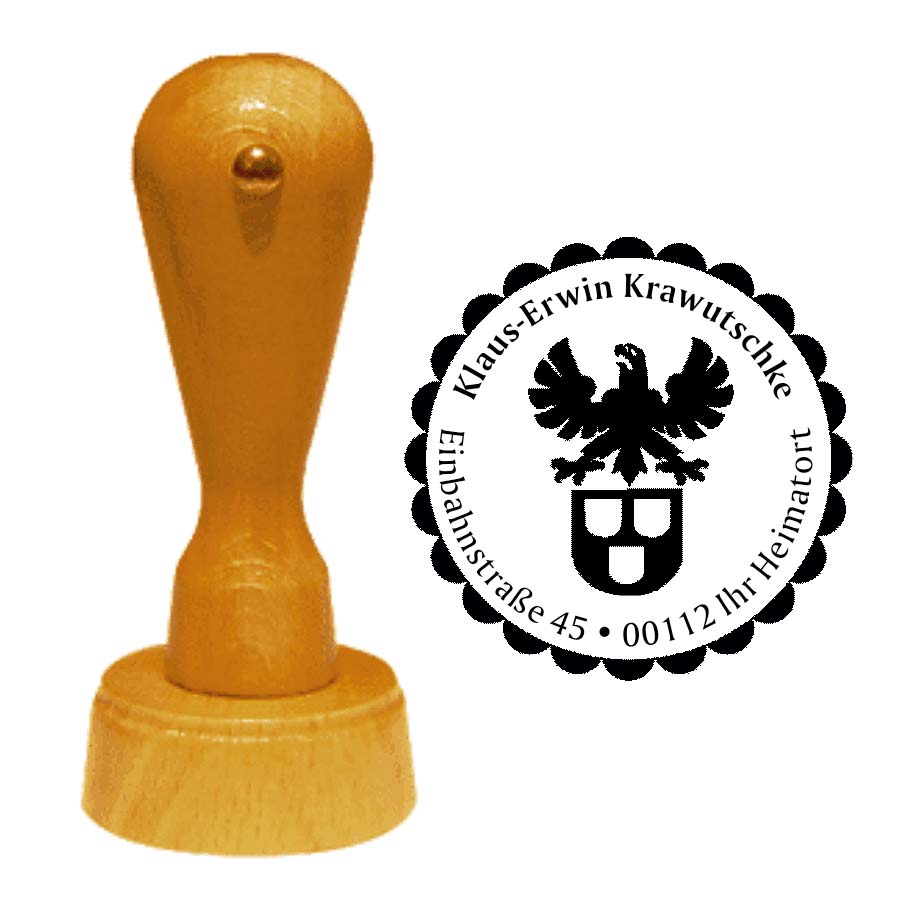 Adressenstempel « MALER 02 » mit persönlichem Wunschtext