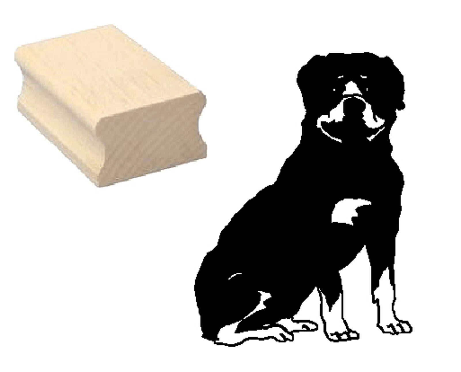 Motivstempel « ROTTWEILER 02 » Hund