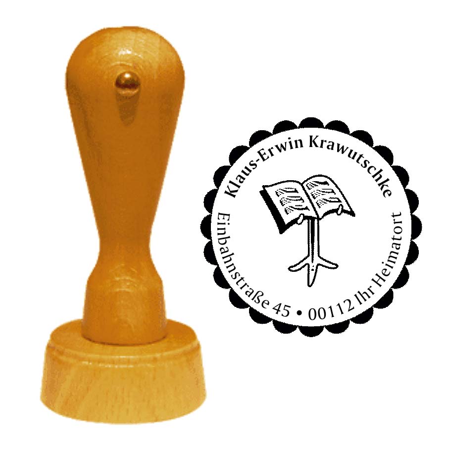 Adressenstempel « NOTENSTÄNDER »