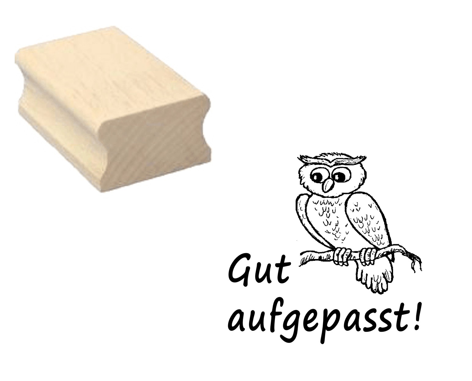 Lehrerstempel « Gut aufgepasst! »