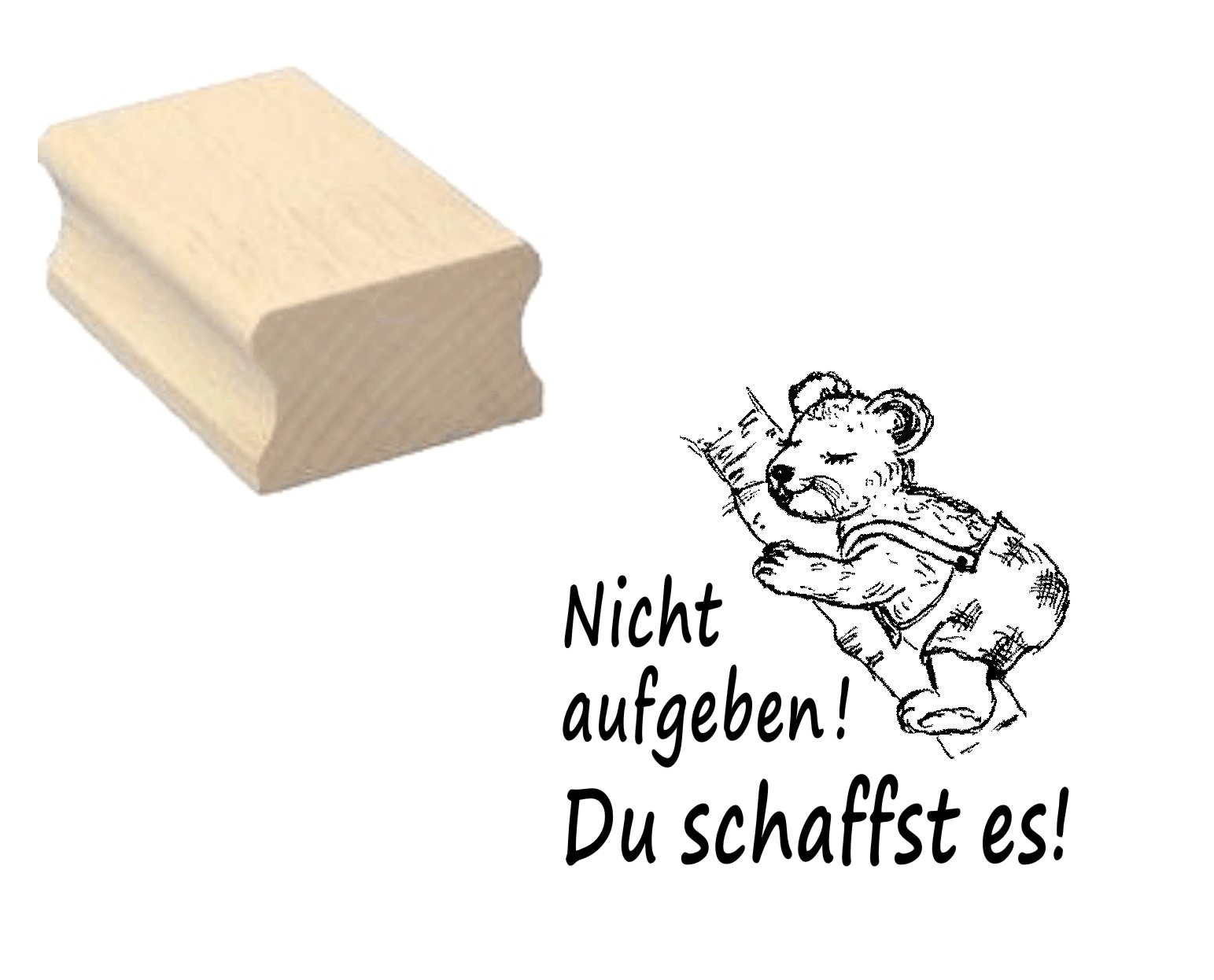Lehrerstempel « Nicht aufgeben! Du schaffst es! »