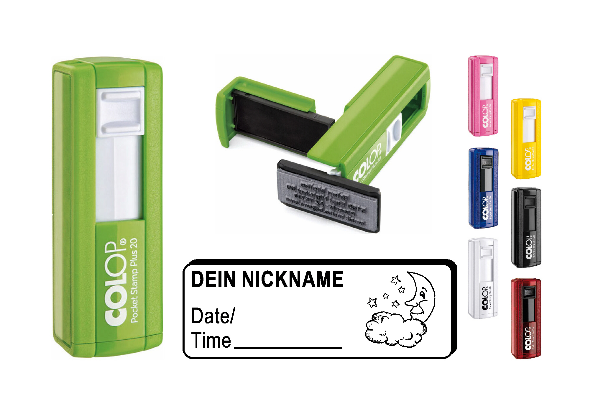 Geocachingstempel « Mond »