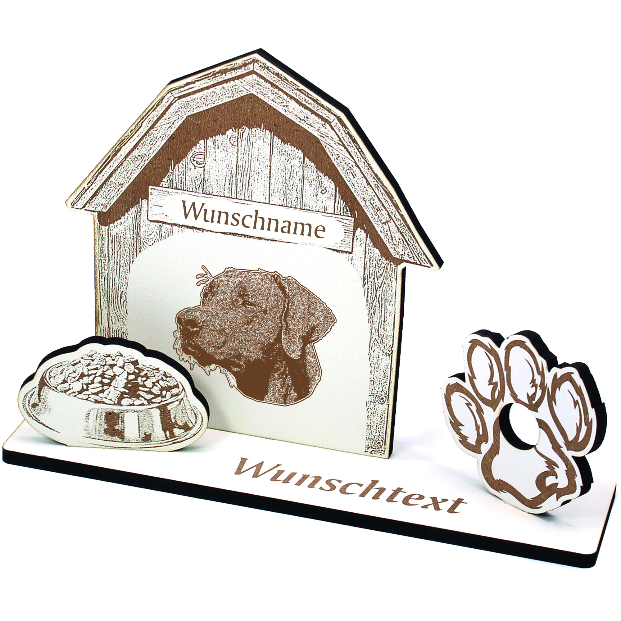 Geldgeschenk Hund Rhodesian Ridgeback  - personalisiert 20x14cm