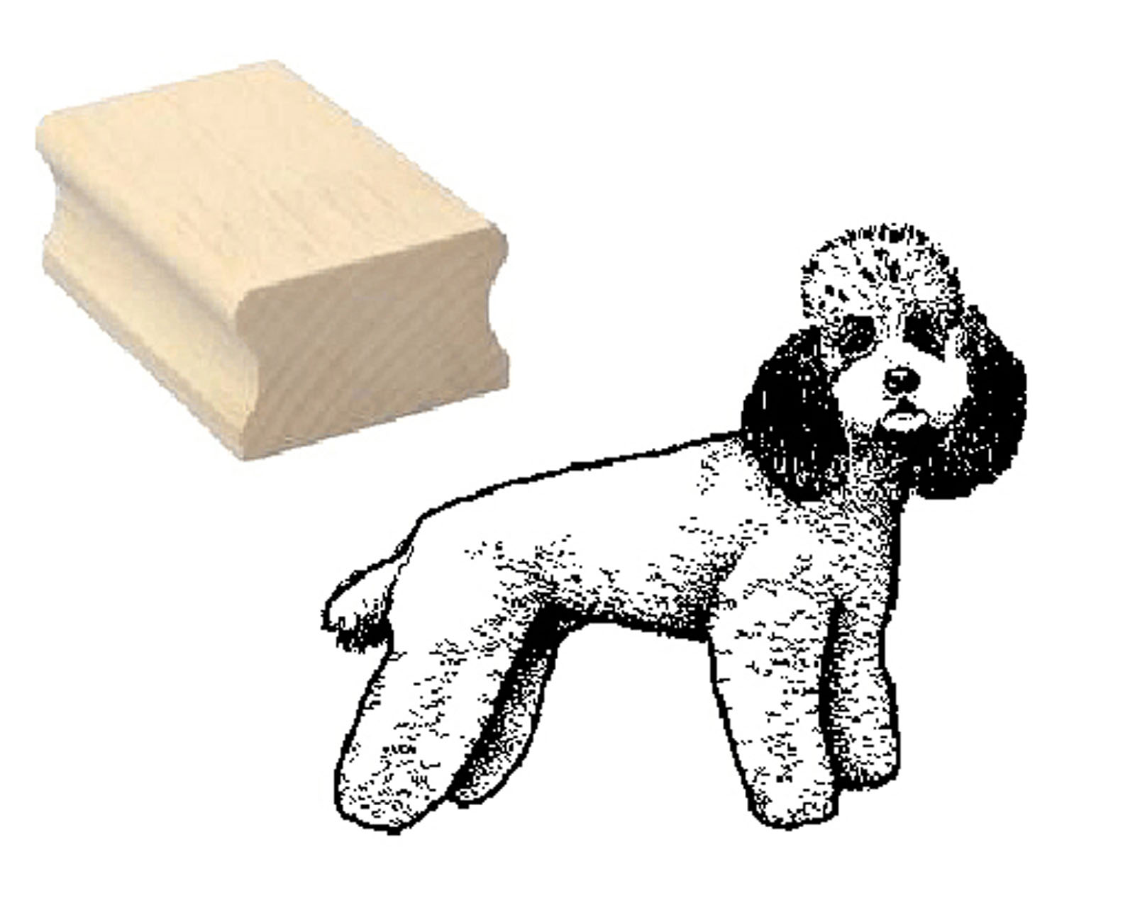 Motivstempel « PUDEL » Hund