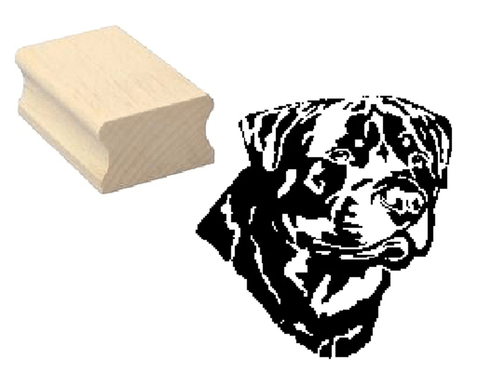 Motivstempel « ROTTWEILER 01 » Hund
