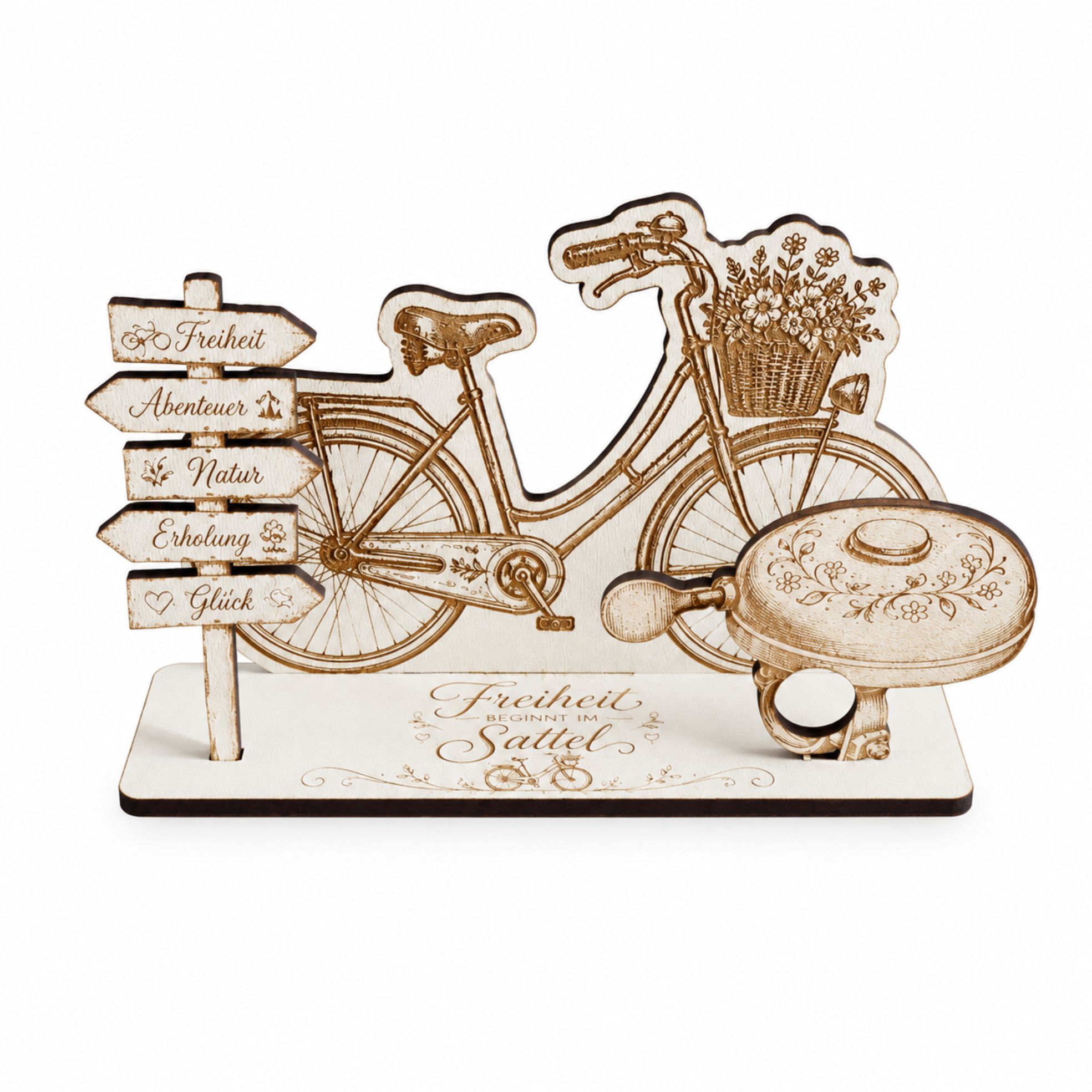 Geldgeschenk Fahrrad mit Klingel – Geschenkidee für Radfahrer 15 x 8 cm