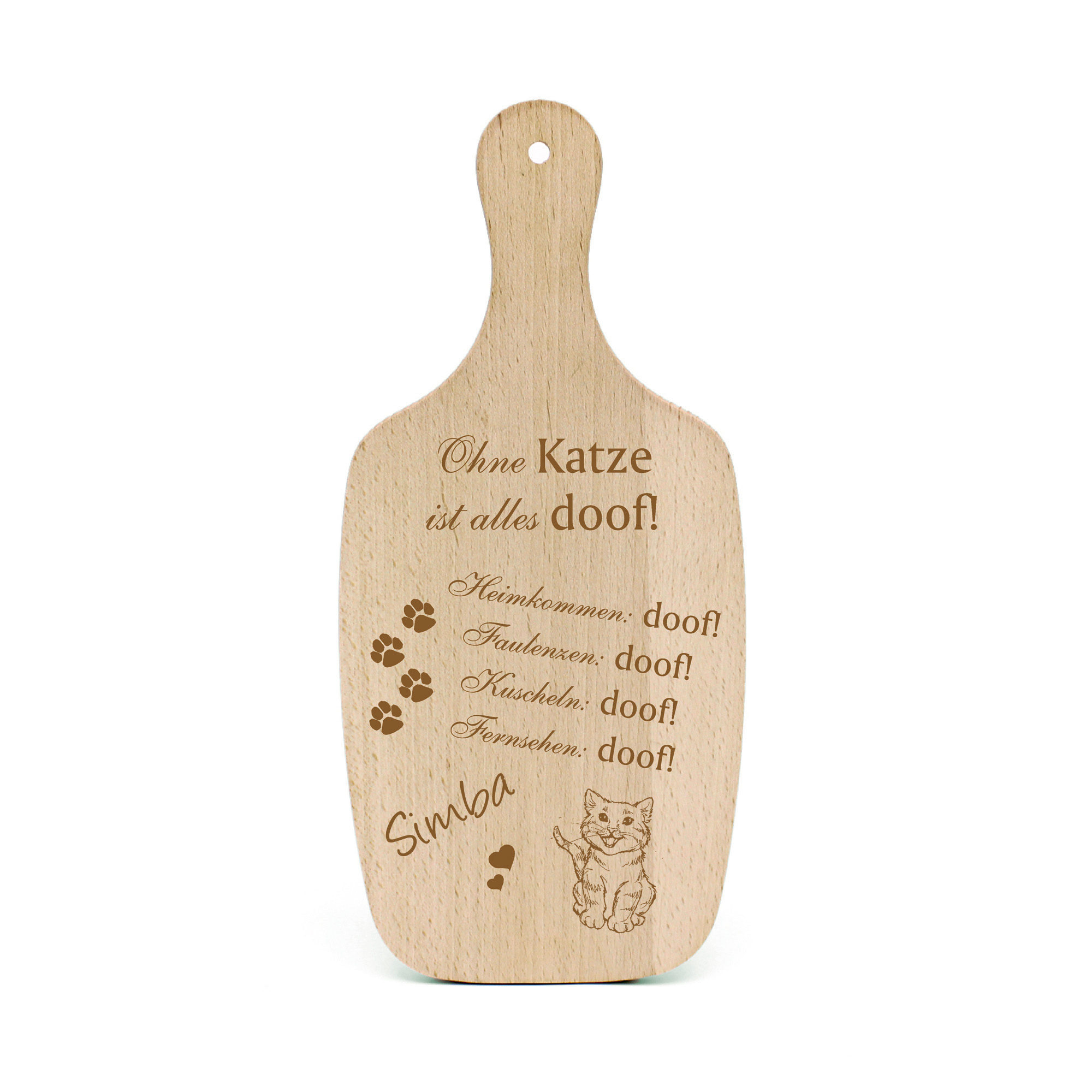 Katzendeko Schild Geschenk Kitten -... Alles Doof- Deko Katzenliebhaber
