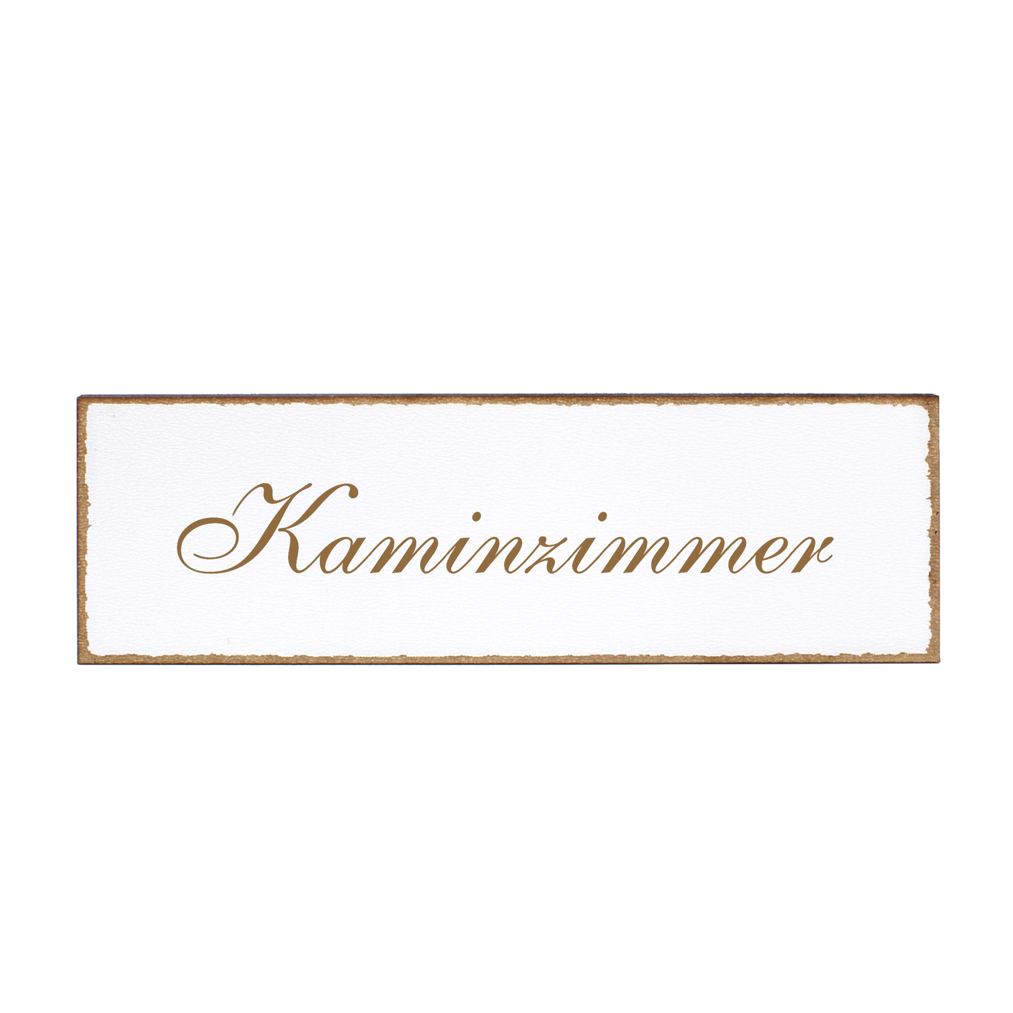 Deko Türschild - Kaminzimmer - Schild 150 x 50 mm - Schilder Türschilder
