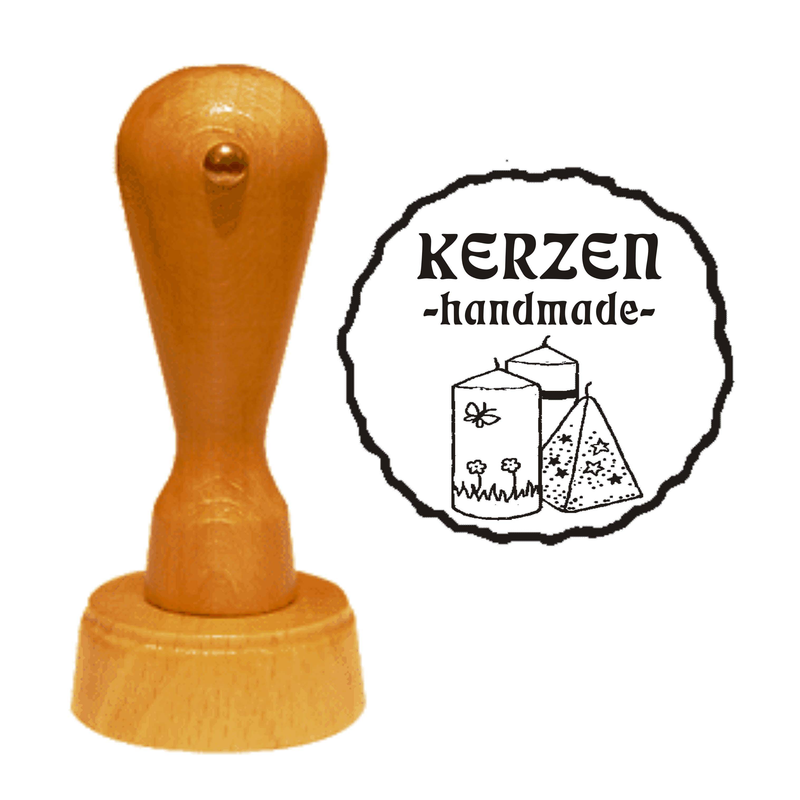 Stempel « KERZEN HANDMADE » Motivstempel