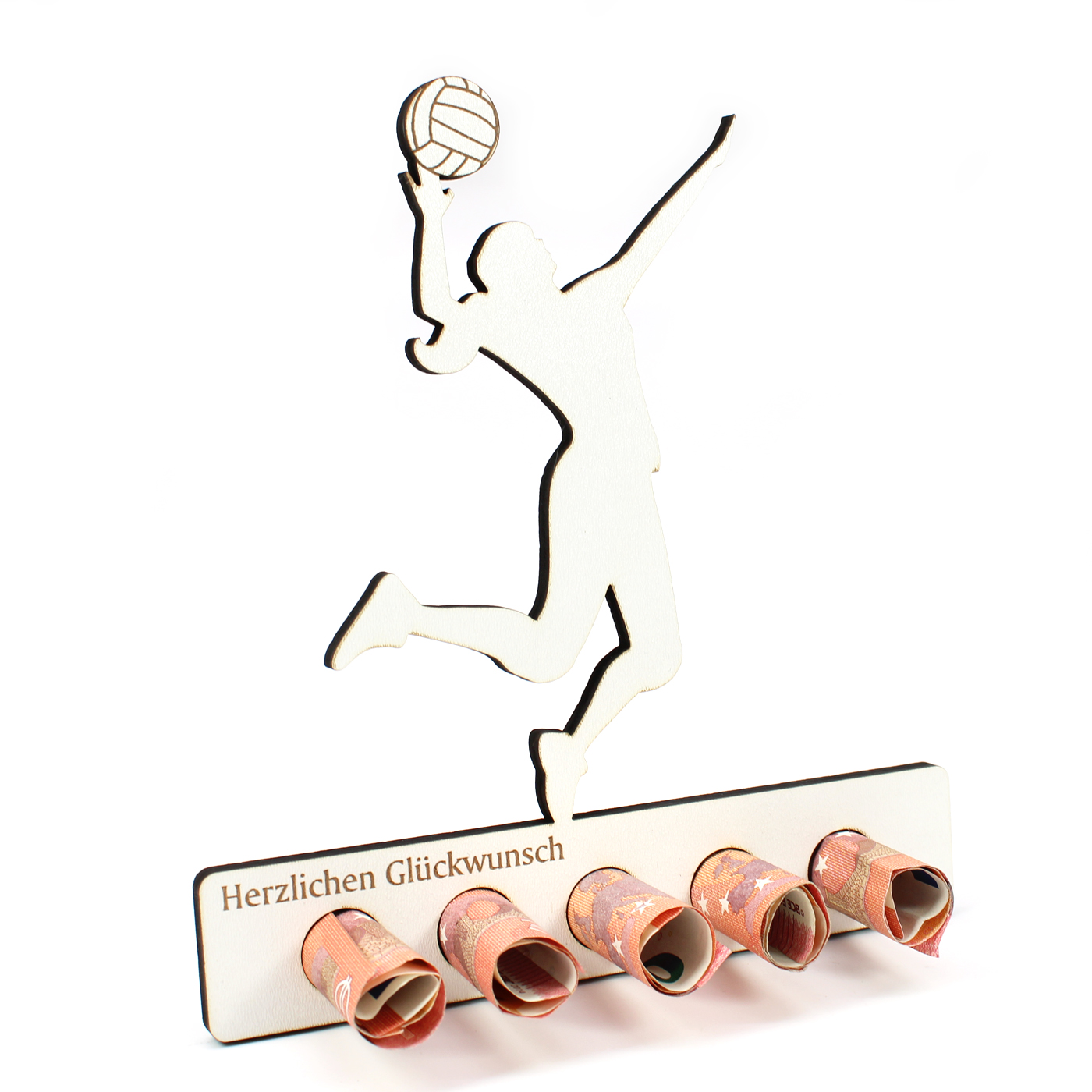 Geschenk Volleyball Beachvolleyball Volleyballer Fan Geldgeschenk