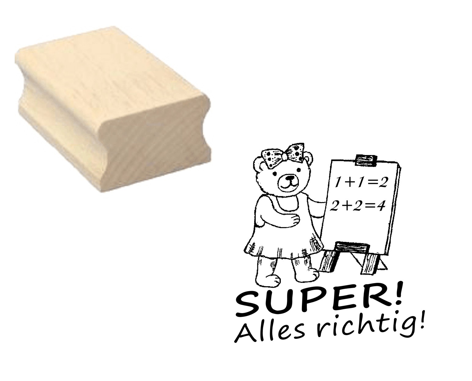 Lehrerstempel « Super! Alles richtig!»