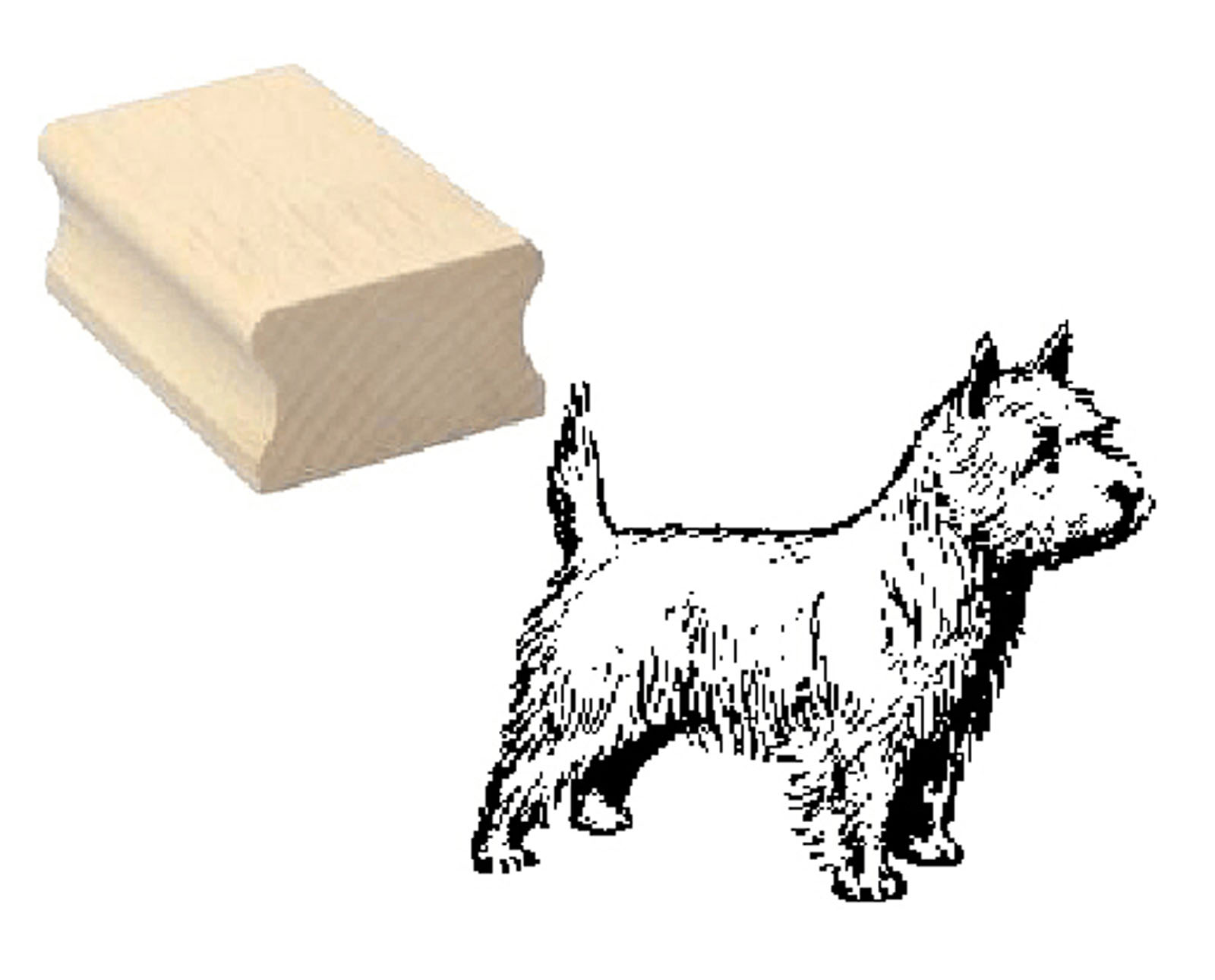 Motivstempel « WEST HIGHLAND WHITE TERRIER 01 » Hund