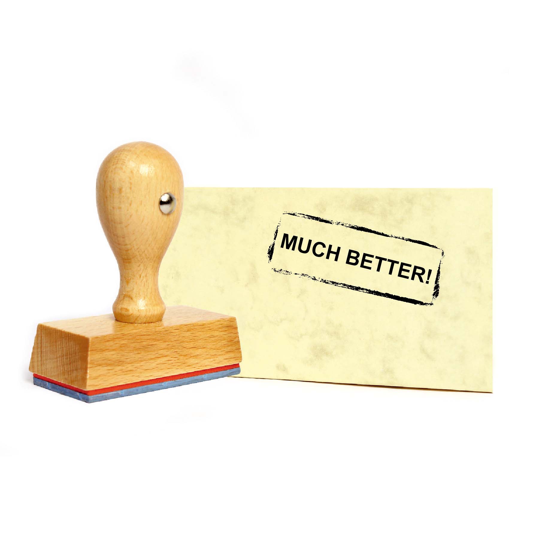Lehrerstempel Stempel MUCH BETTER Schulstempel Englisch Motivation Schüler Bürostempel 49x19