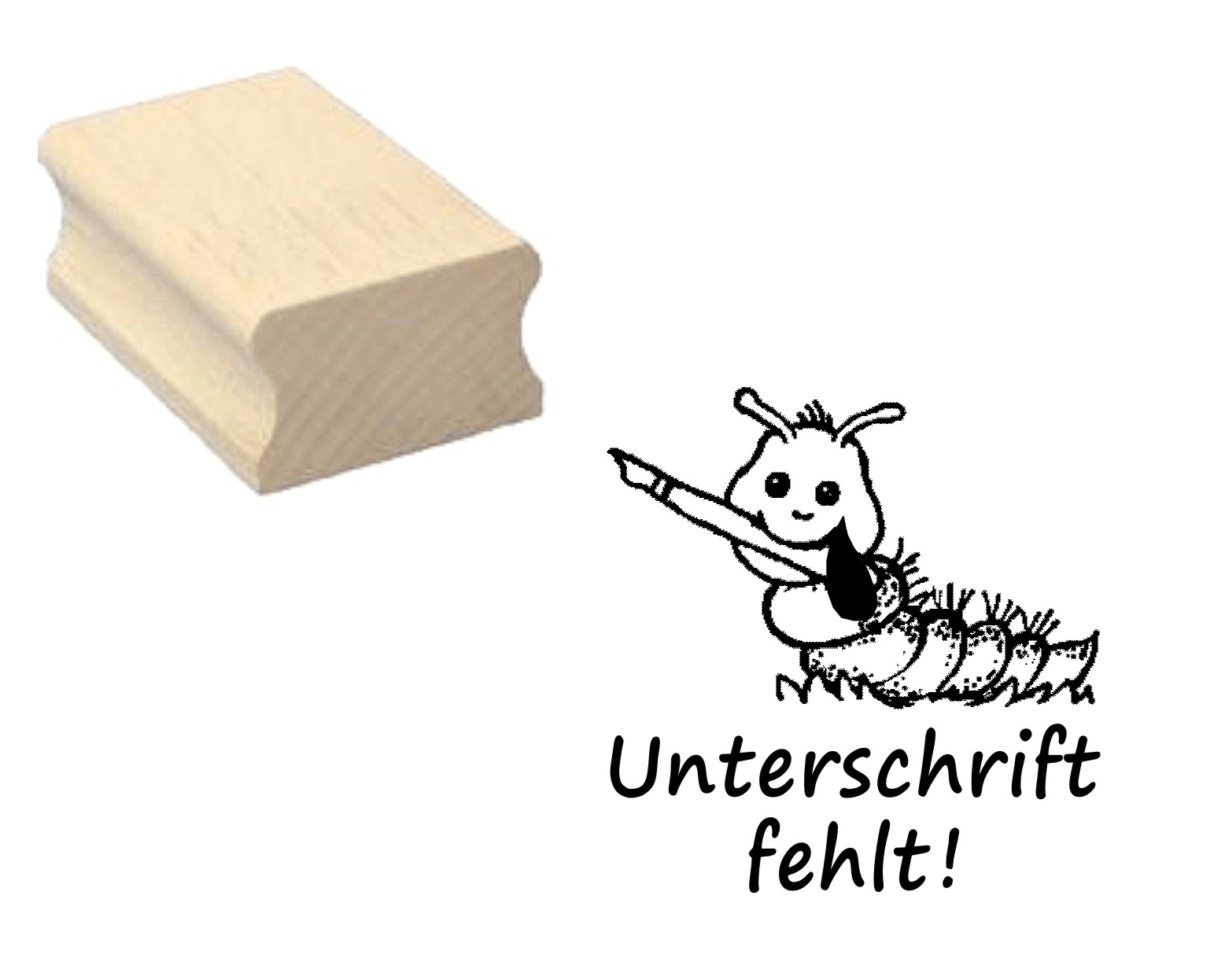 Lehrerstempel « Unterschrift fehlt! »