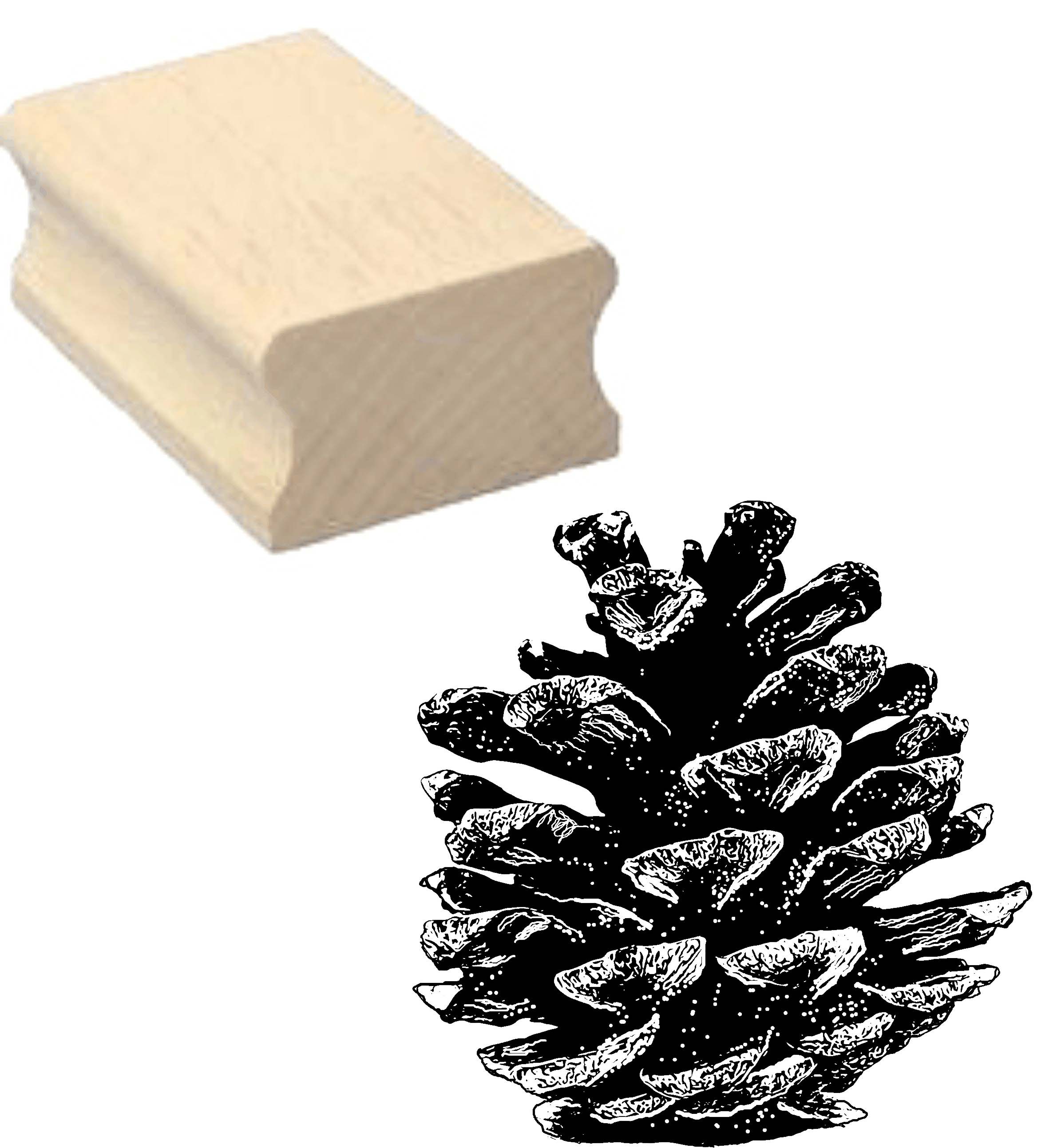 Stempel « ZAPFEN » Motivstempel 40 x 40 mm