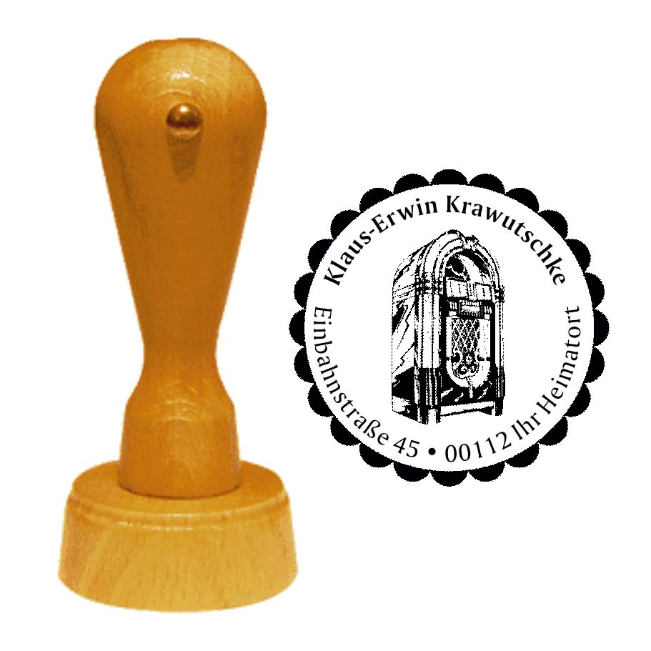 Adressenstempel « JUKEBOX »