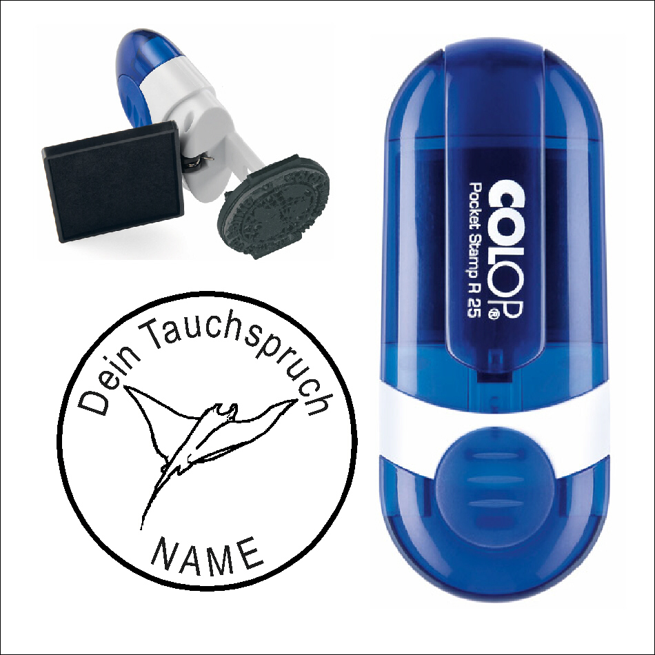 Taucherstempel « Mantarochen »