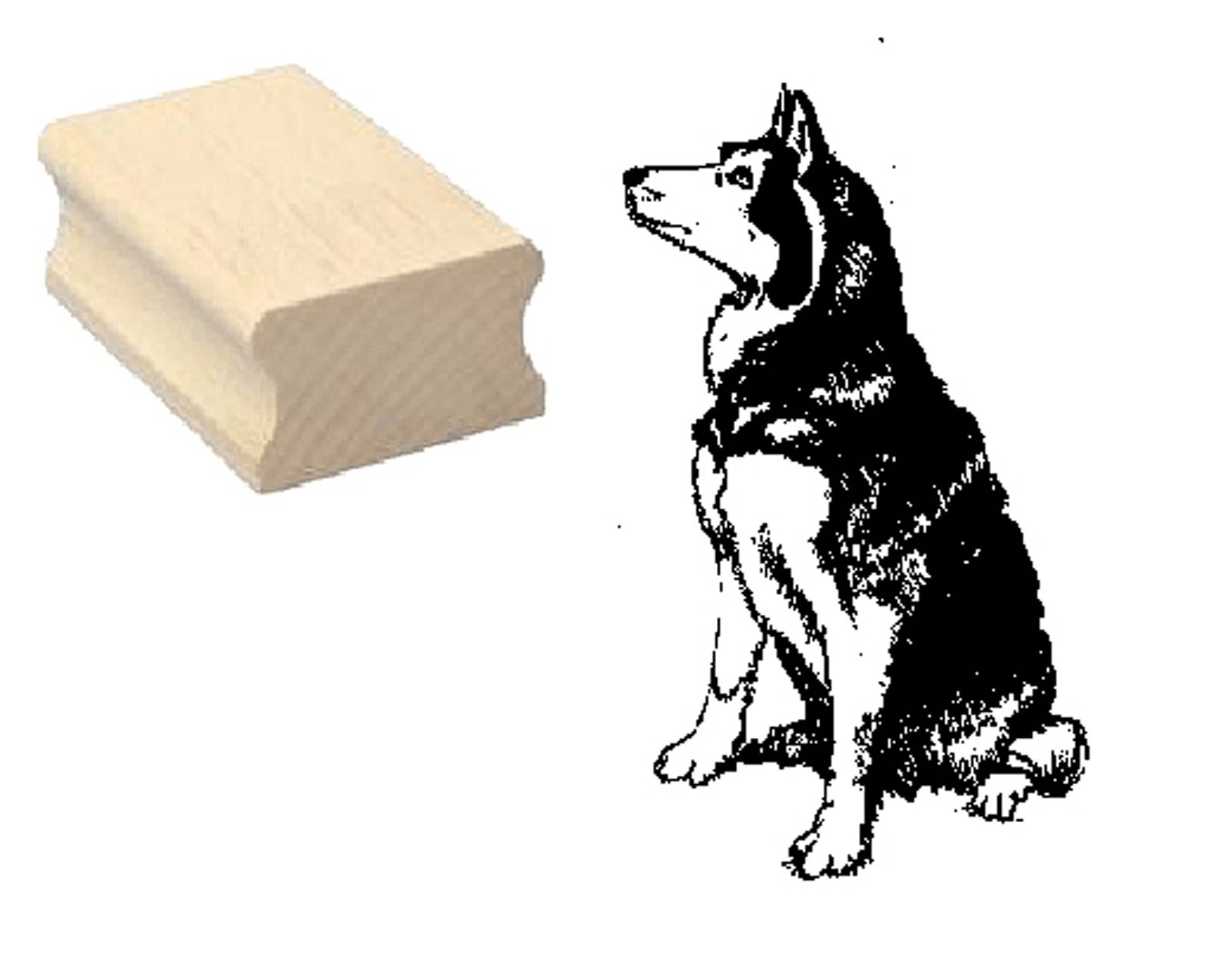 Motivstempel « SIBERIAN HUSKY 01 » Hund