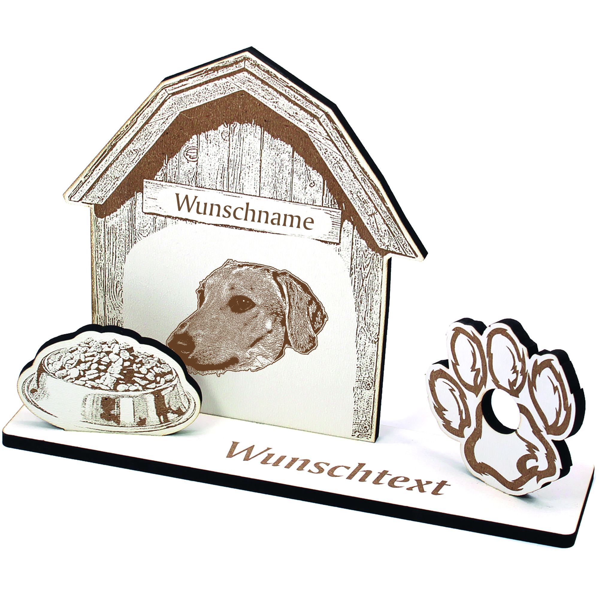 Geldgeschenk Hund Sloughi  - personalisiert 20x14cm
