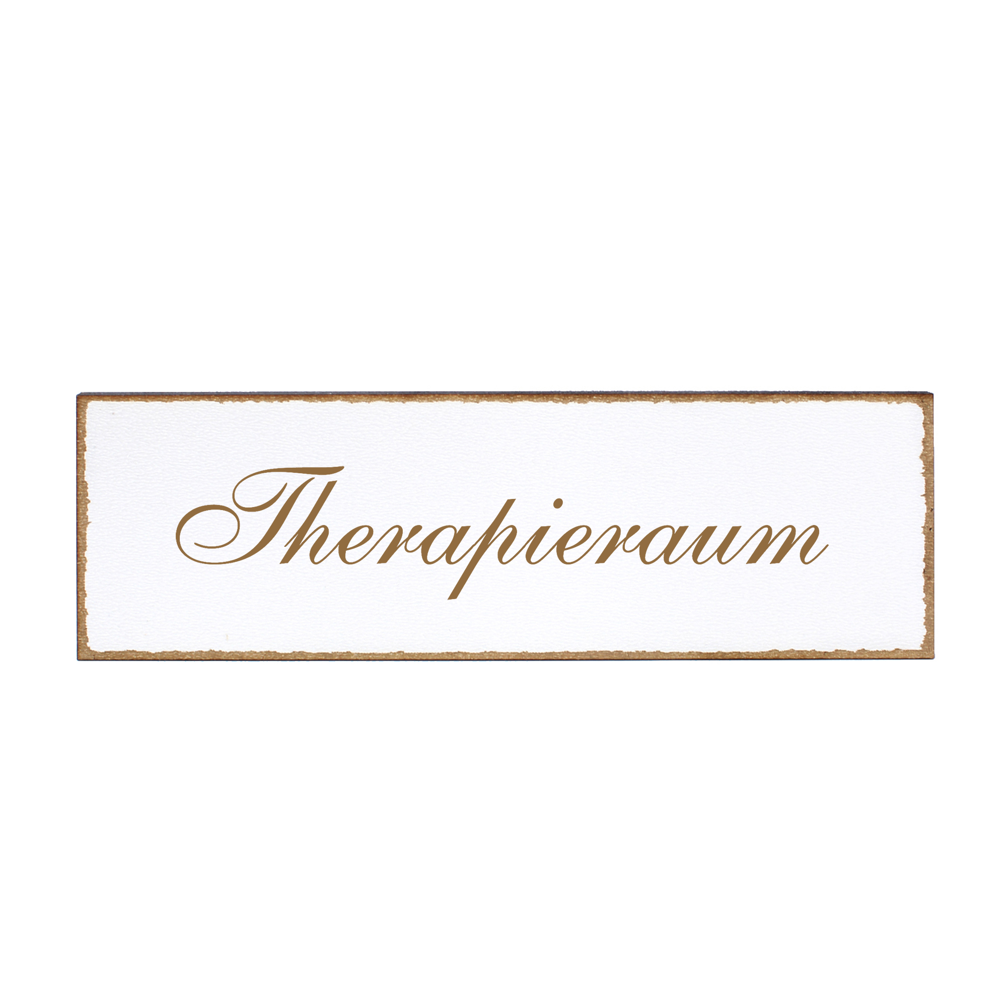 Deko Türschild - Therapieraum - Schild 150 x 50 mm - Schilder Türschilder