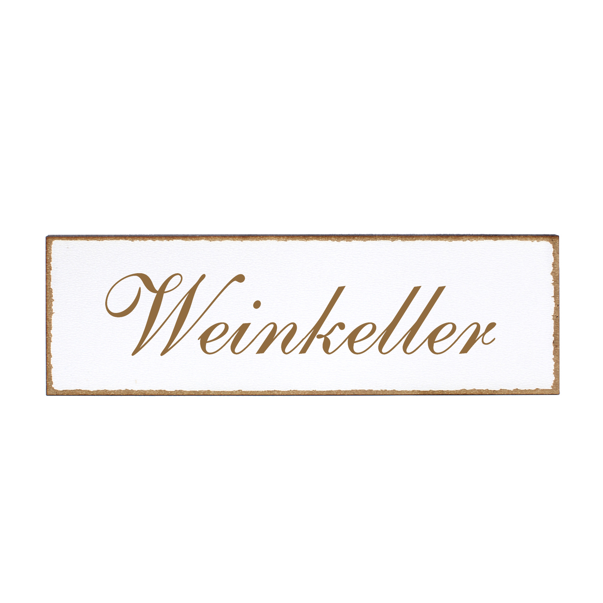 Deko Türschild - Weinkeller - Schild 150 x 50 mm - Schilder Türschilder