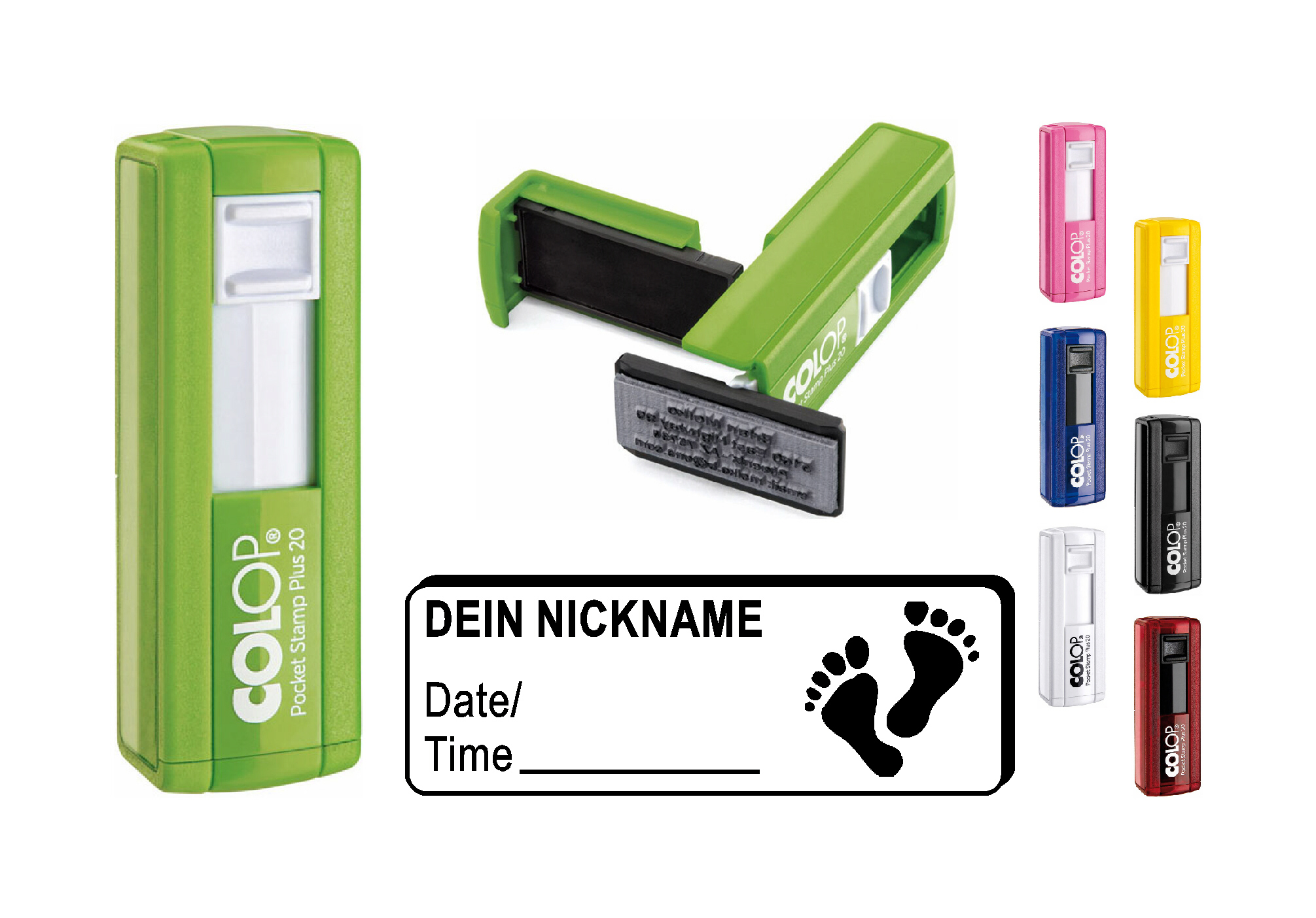 Geocachingstempel « Füße »
