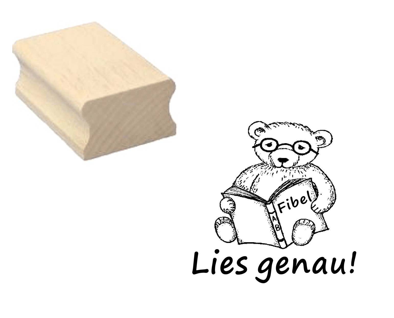Lehrerstempel « Lies genau!»