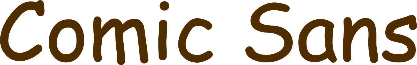 Comic Sans