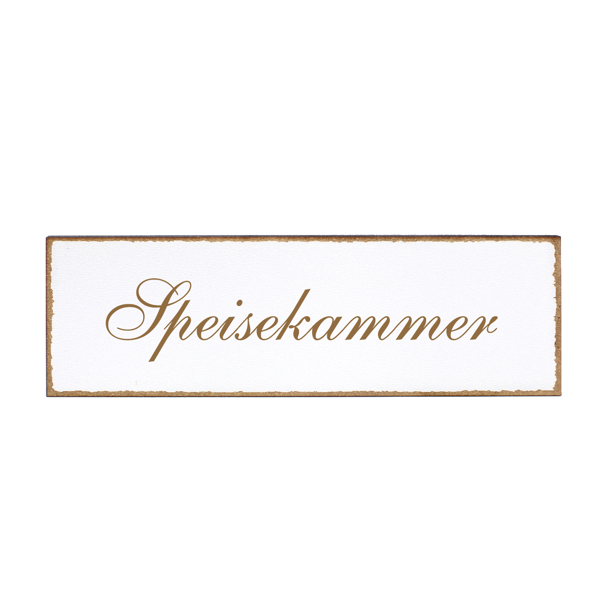 Deko Türschild - Speisekammer - Schild 150 x 50 mm - Schilder Türschilder