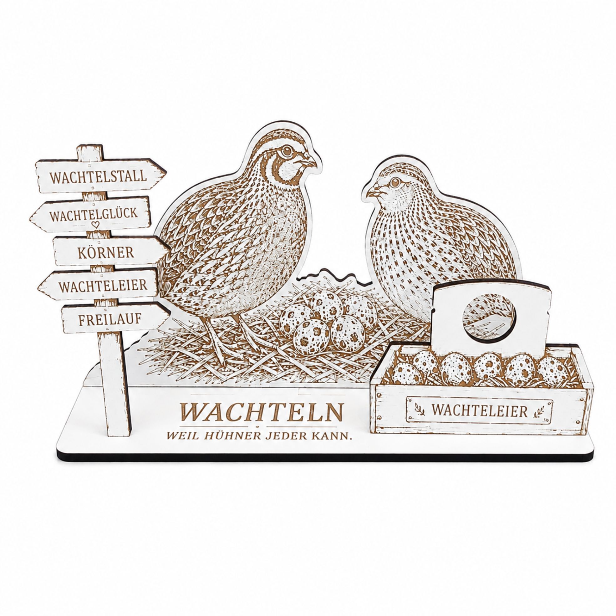 Wachtel Geldgeschenk Geschenk für Wachtelhalter 14,5 x 8 cm