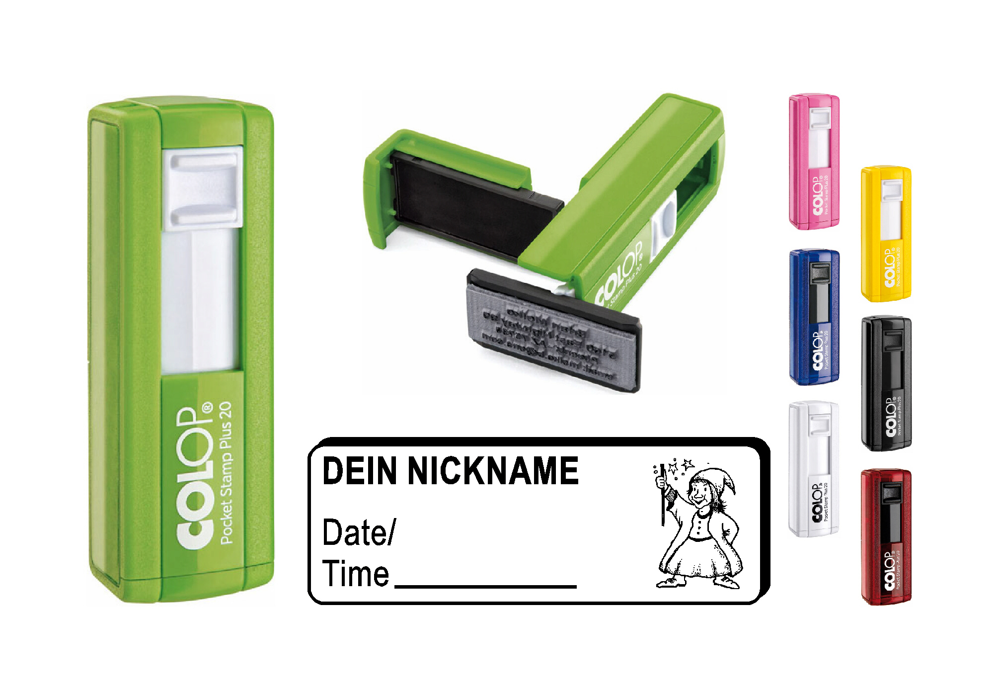Geocachingstempel « Zauberer »