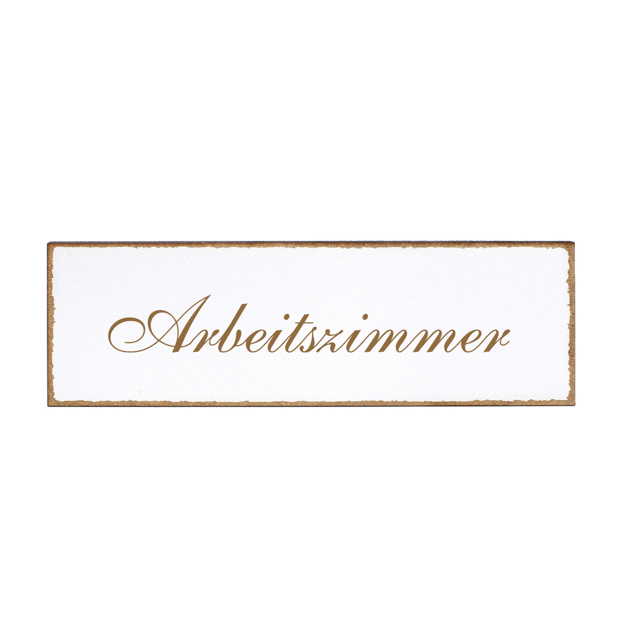 Deko Türschild - Arbeitszimmer - Schild 150 x 50 mm - Schilder Türschilder