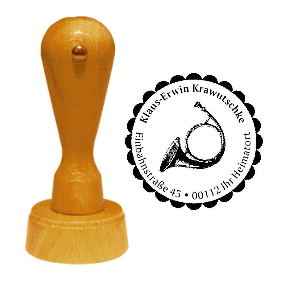 Adressenstempel « HORN 02 »