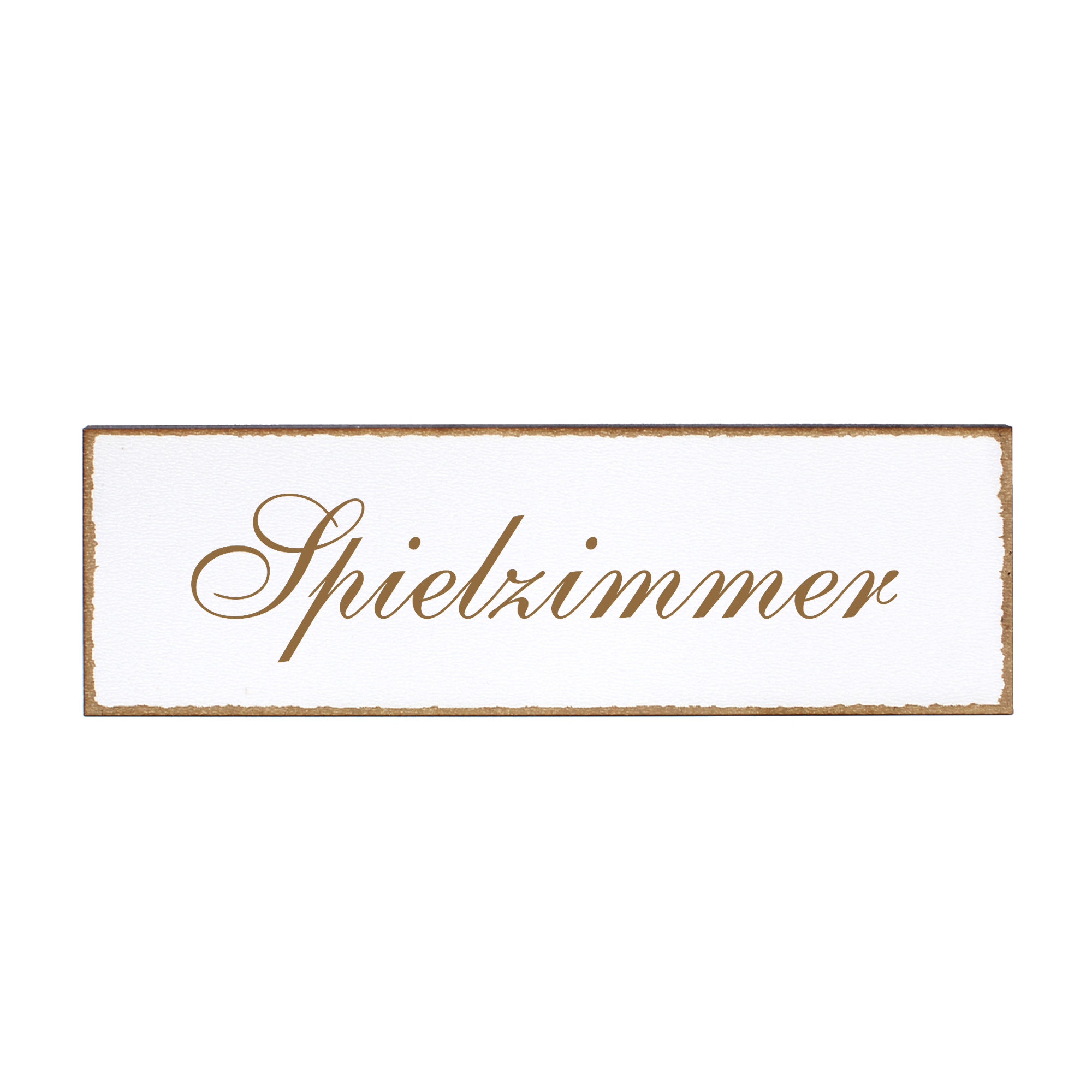 Deko Türschild - Spielzimmer - Schild 150 x 50 mm - Schilder Türschilder