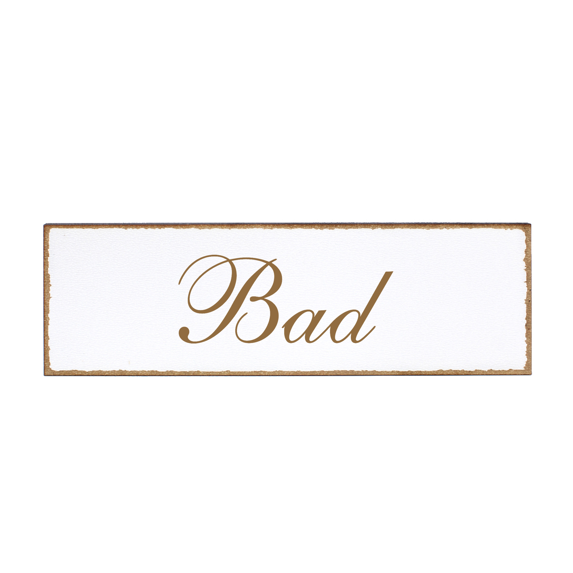Deko Türschild - Bad - Schild 150 x 50 mm - Schilder Türschilder