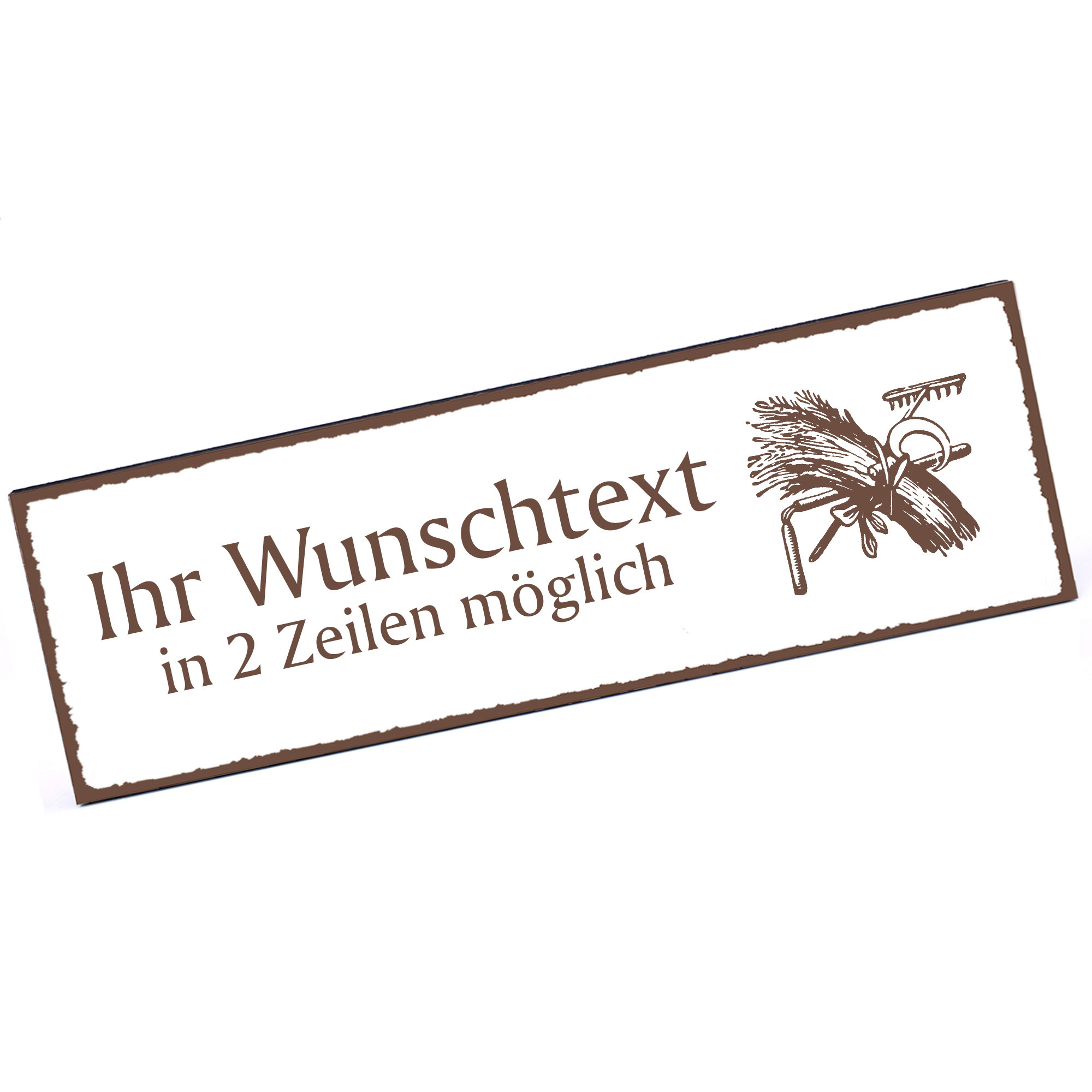 Türschild Bauer  Namensschild personalisiert mit Gravur - 150mm x 50mm - selbstklebend
